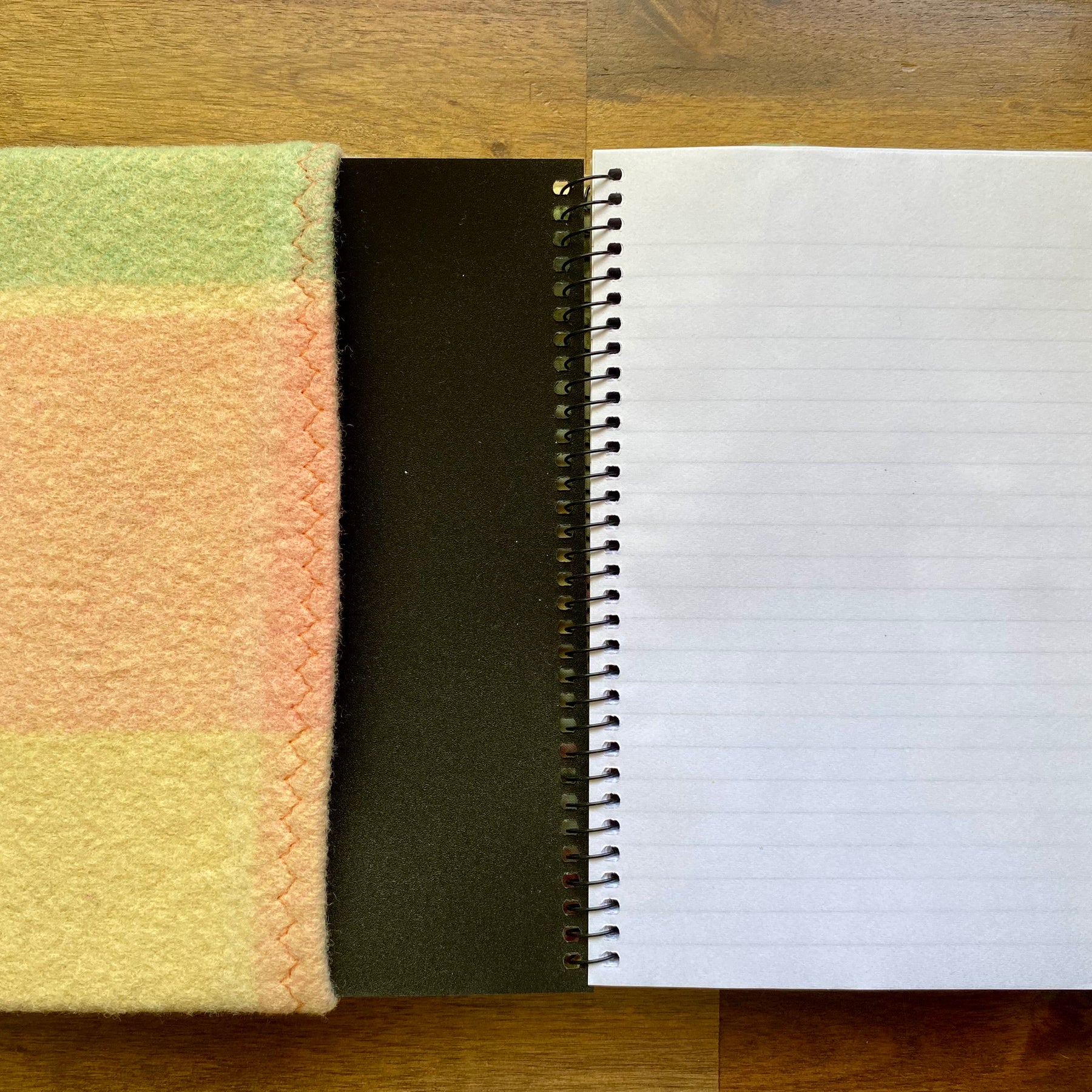 A5 Upcycled Notebook Vintage Caravan - Multi