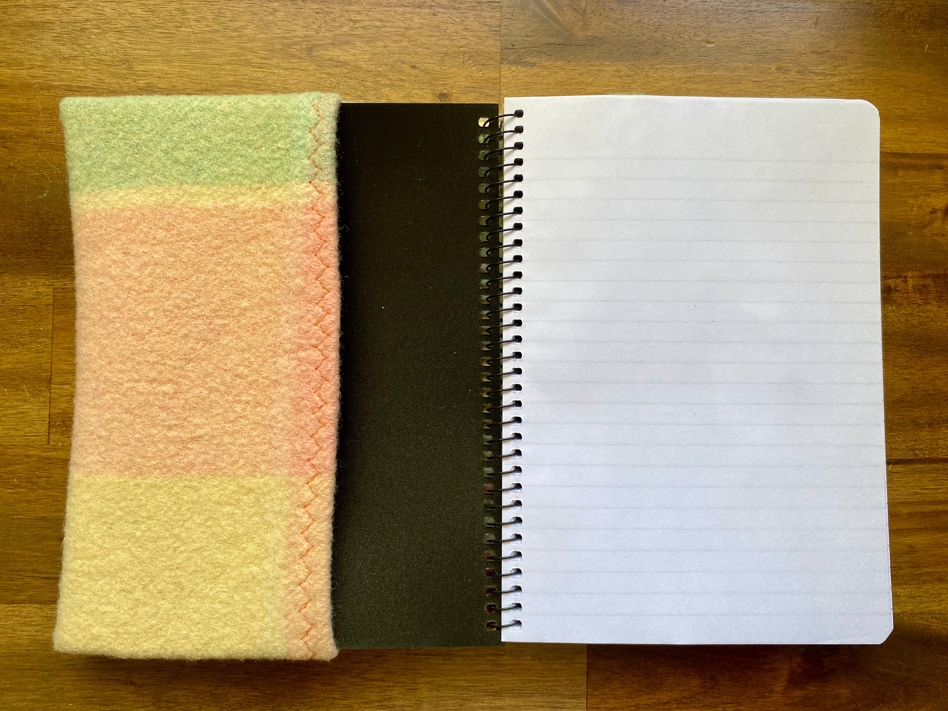 A5 Upcycled Notebook Vintage Caravan - Multi