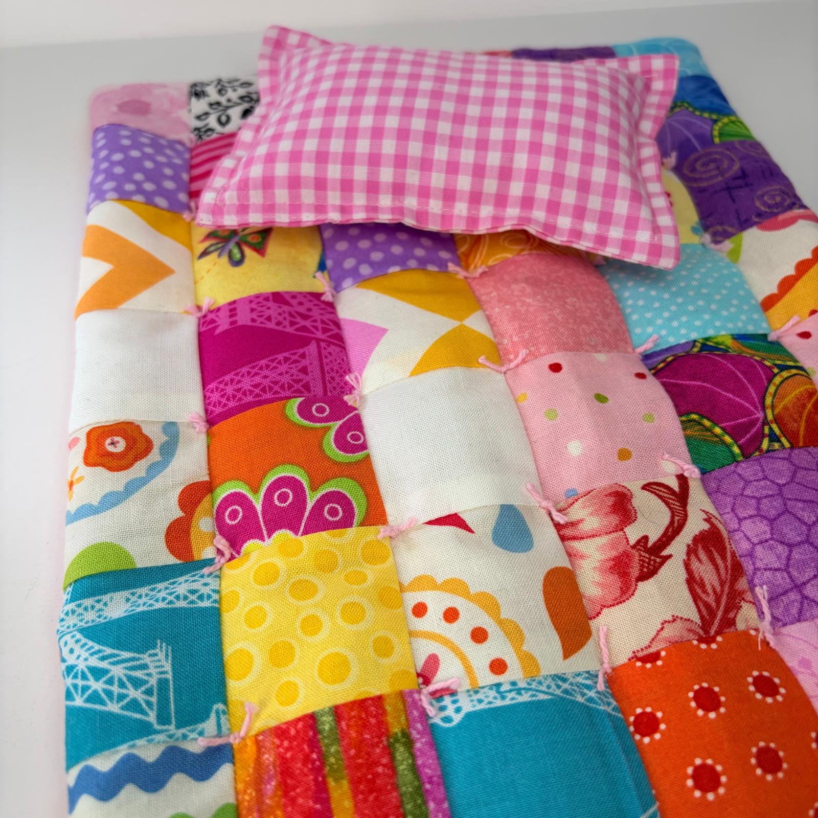 Doll Quilt & Pillow Set