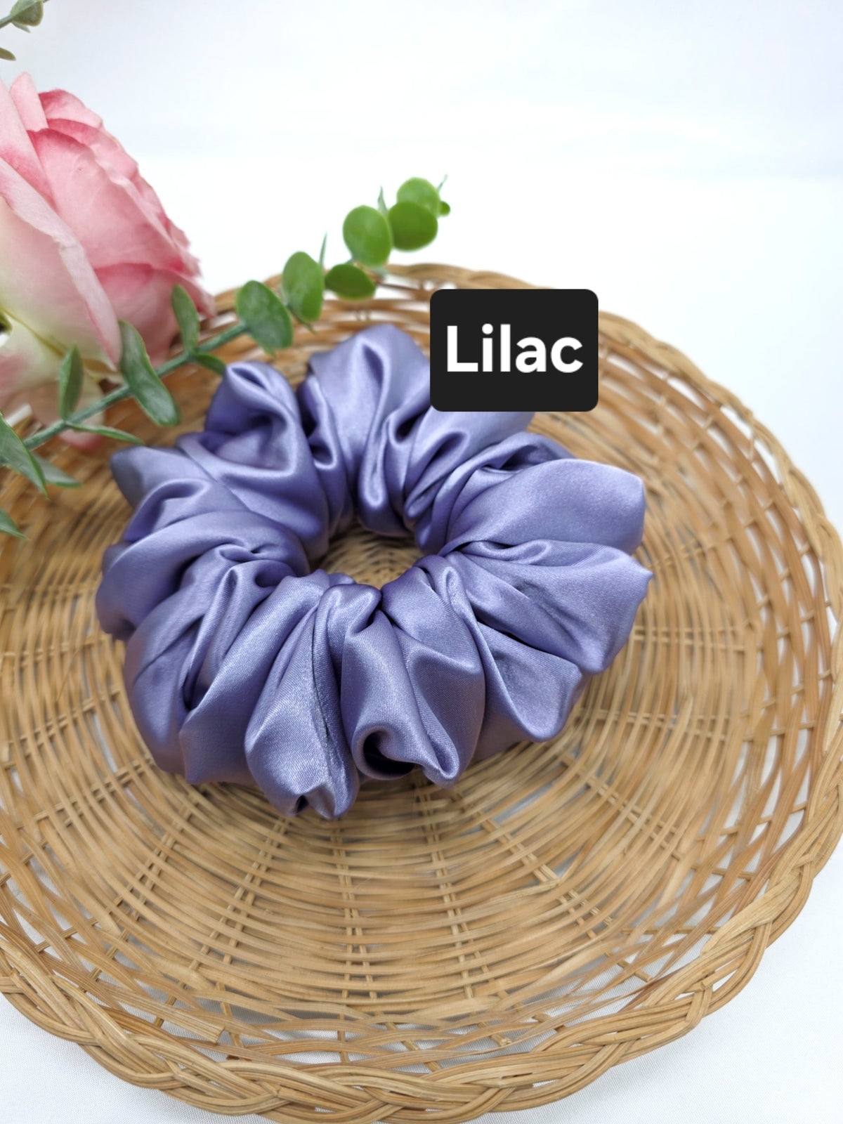 Extra Large Satin Scrunchie, Ponytail Holder, Oversized Hair Ties