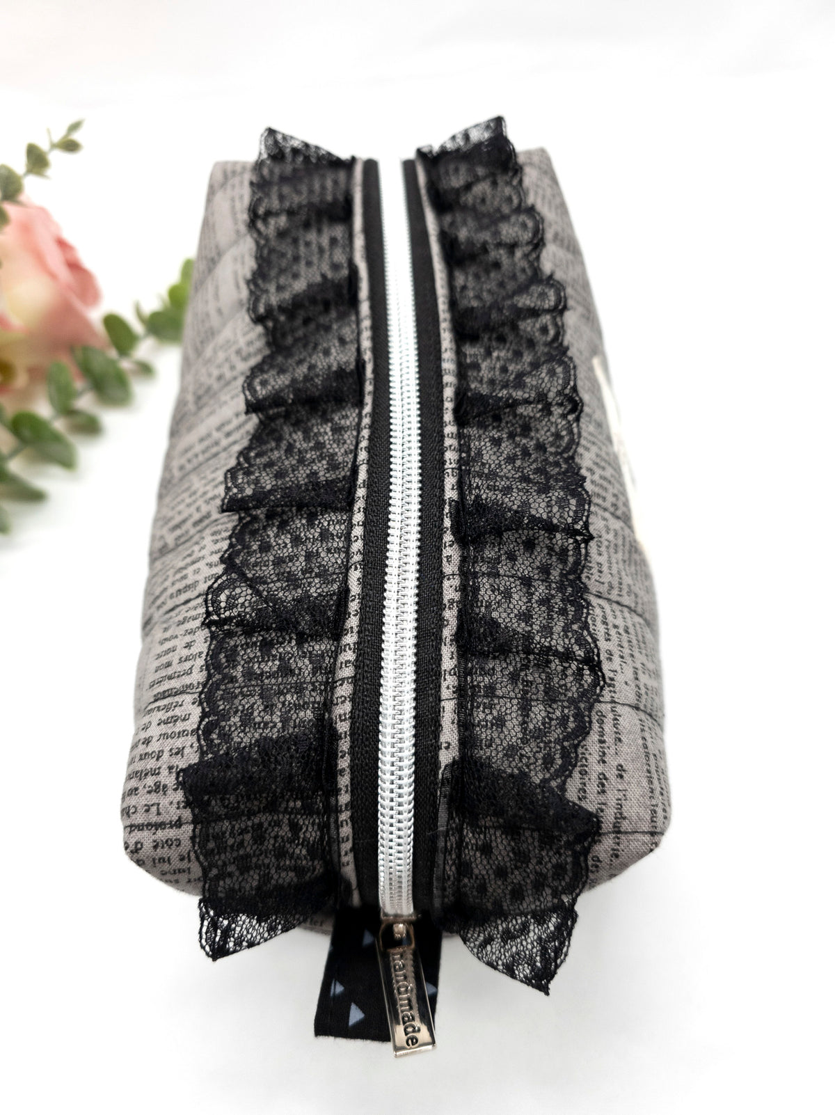 Quilted Make up Bag, Cosmetic Pouch, Travel Toiletry