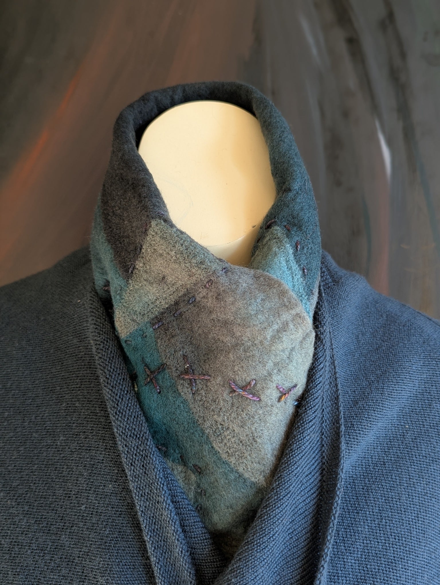 Merino Neck Warmer-Glacier