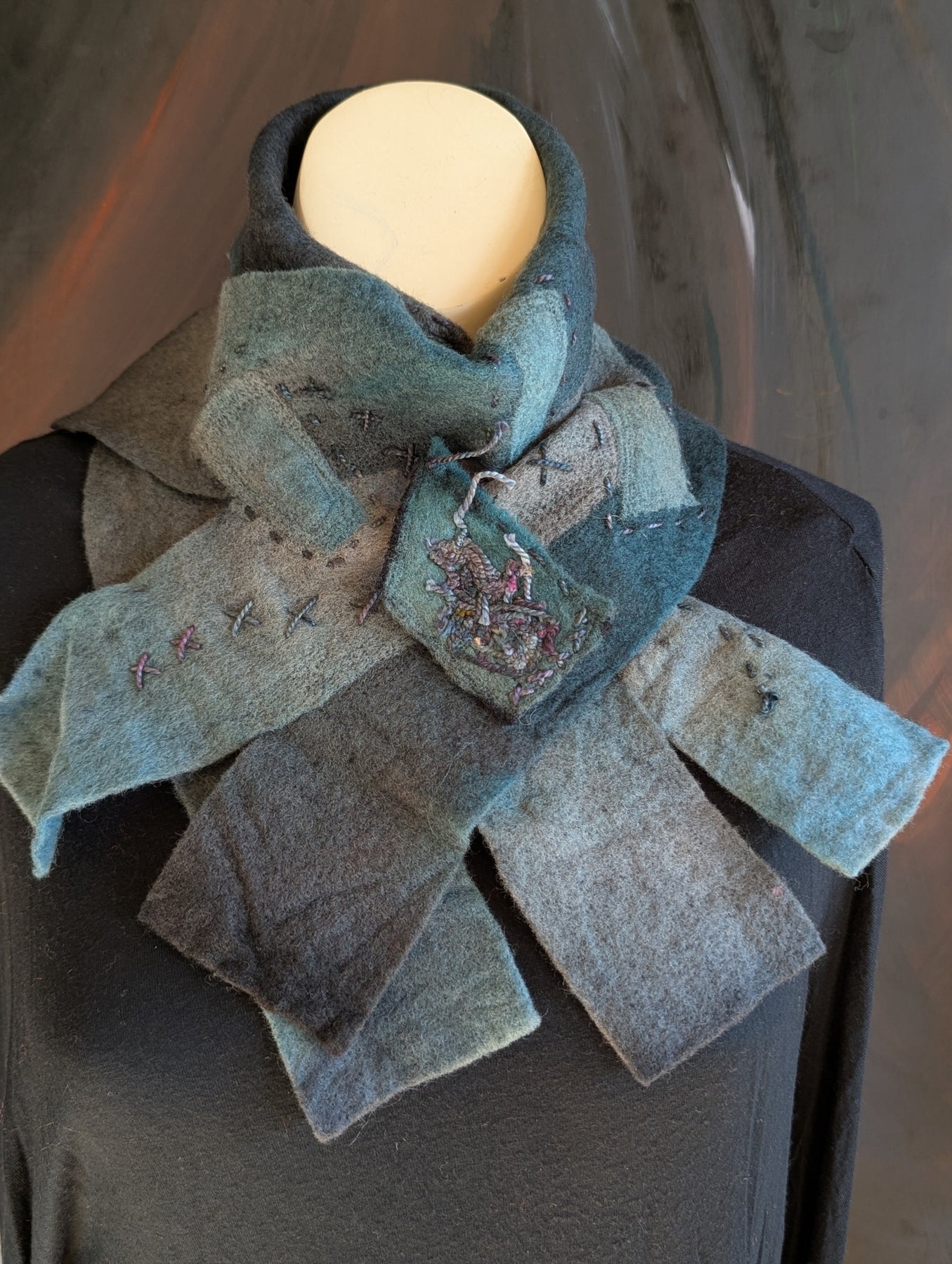 Merino Neck Warmer-Glacier