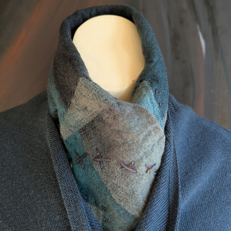 Merino Neck Warmer-Glacier
