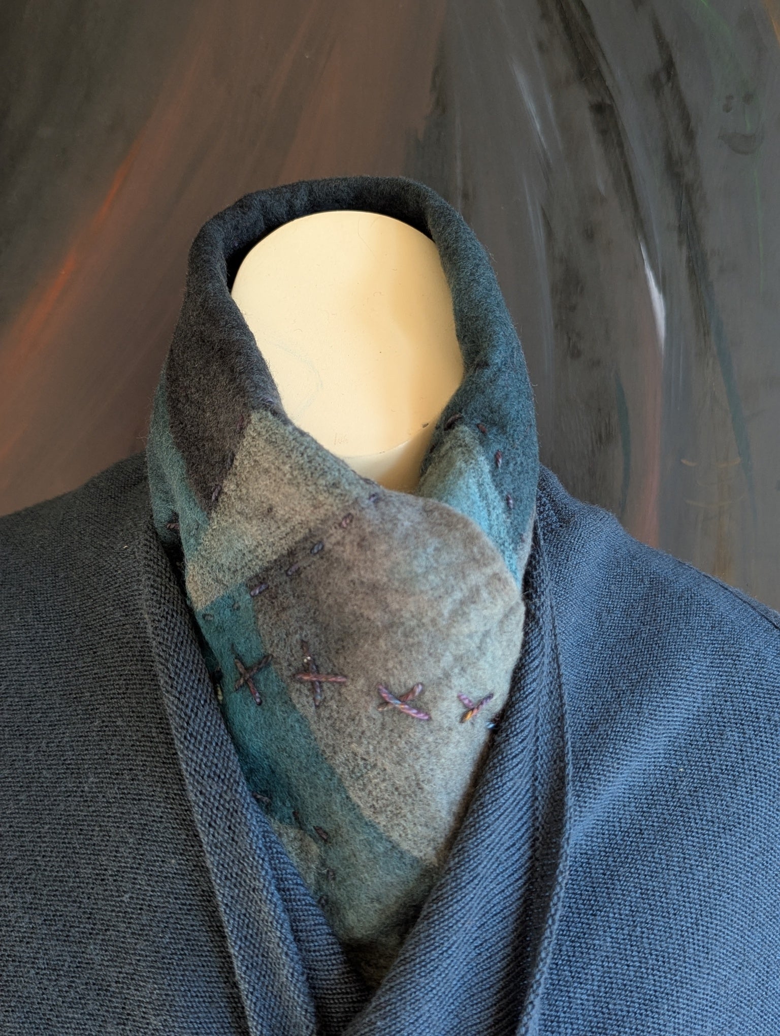 Merino Neck Warmer-Glacier