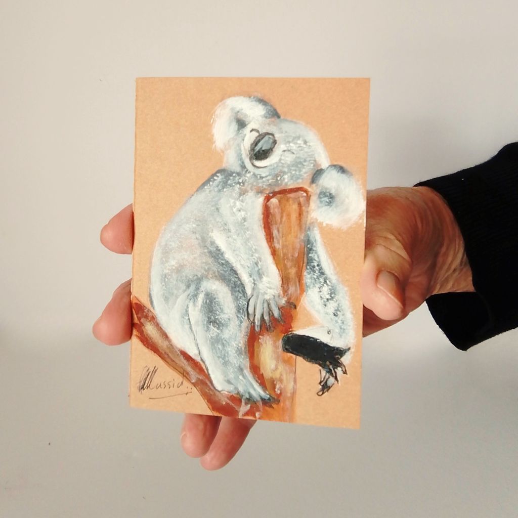 Handpainted Pocket Notebooks. Single or Set of 3. Bird and Animal designs