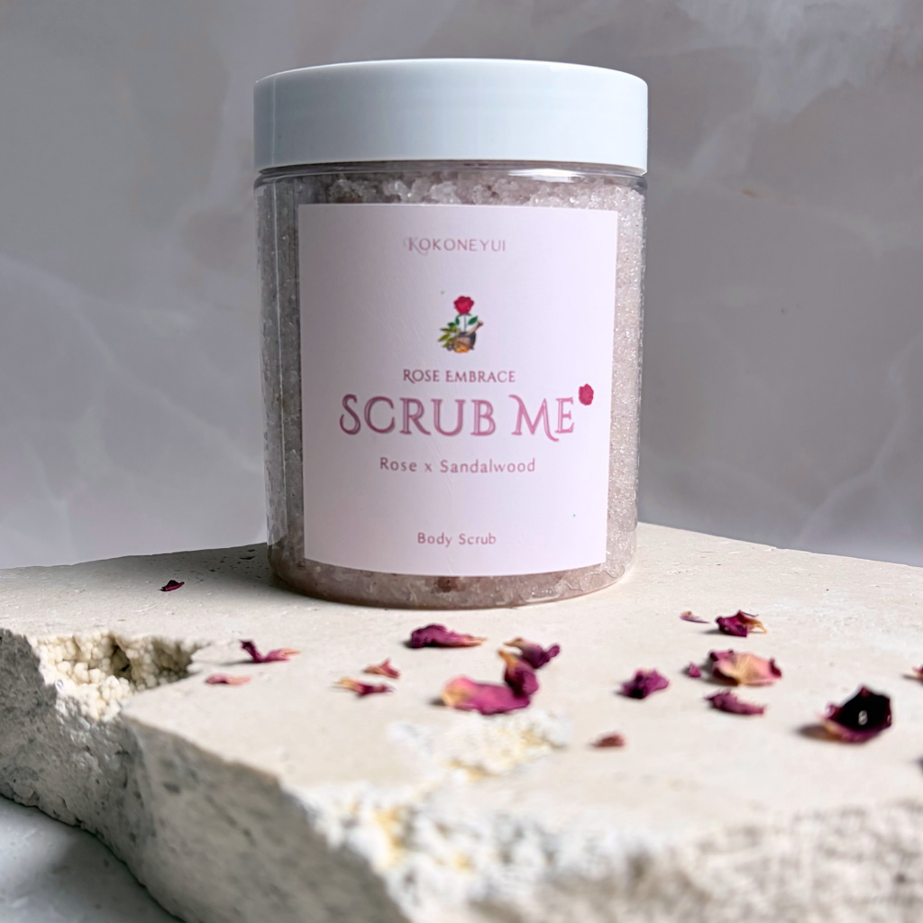 Rose Embrace Sugar Body Scrub | Rose & Sandalwood Exfoliating Body Polish