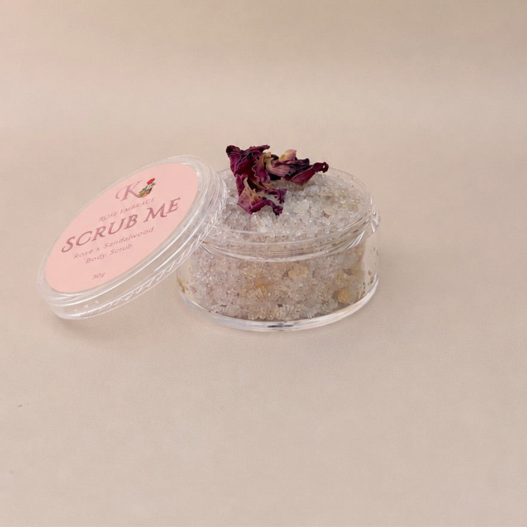 Rose Embrace Sugar Body Scrub | Rose & Sandalwood Exfoliating Body Polish