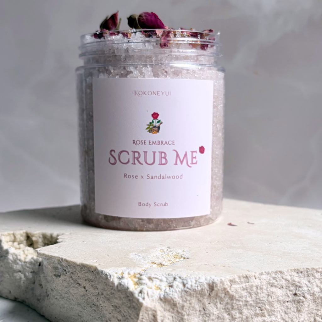 Rose Embrace Sugar Body Scrub | Rose & Sandalwood Exfoliating Body Polish