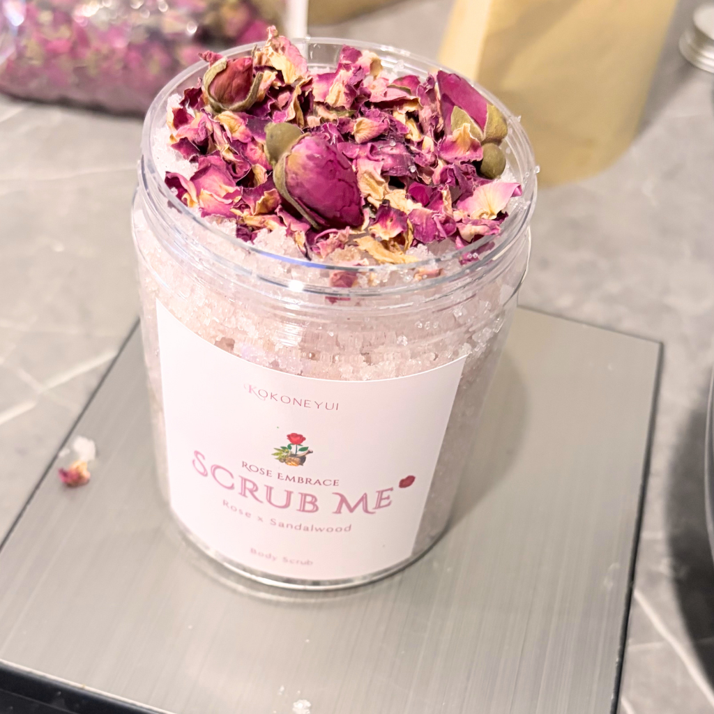Rose Embrace Sugar Body Scrub | Rose & Sandalwood Exfoliating Body Polish
