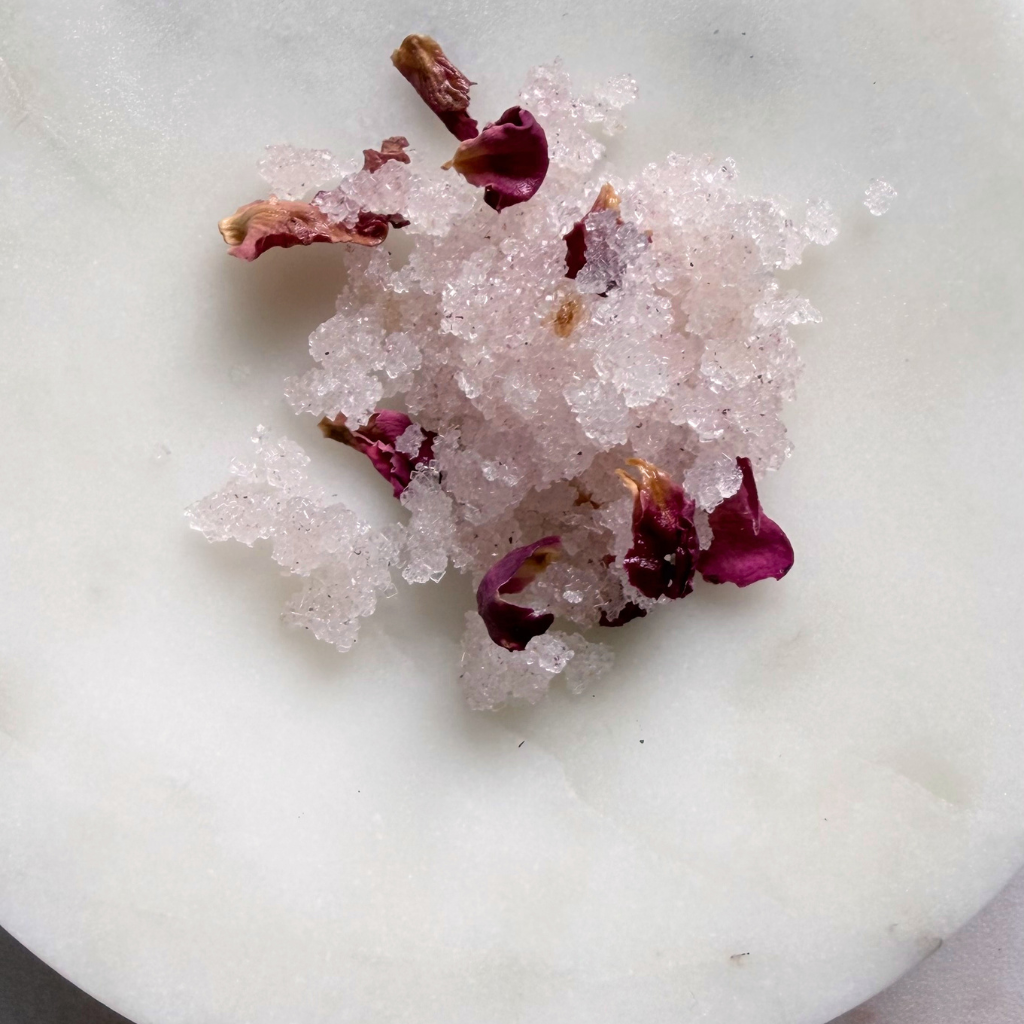 Rose Embrace Sugar Body Scrub | Rose & Sandalwood Exfoliating Body Polish