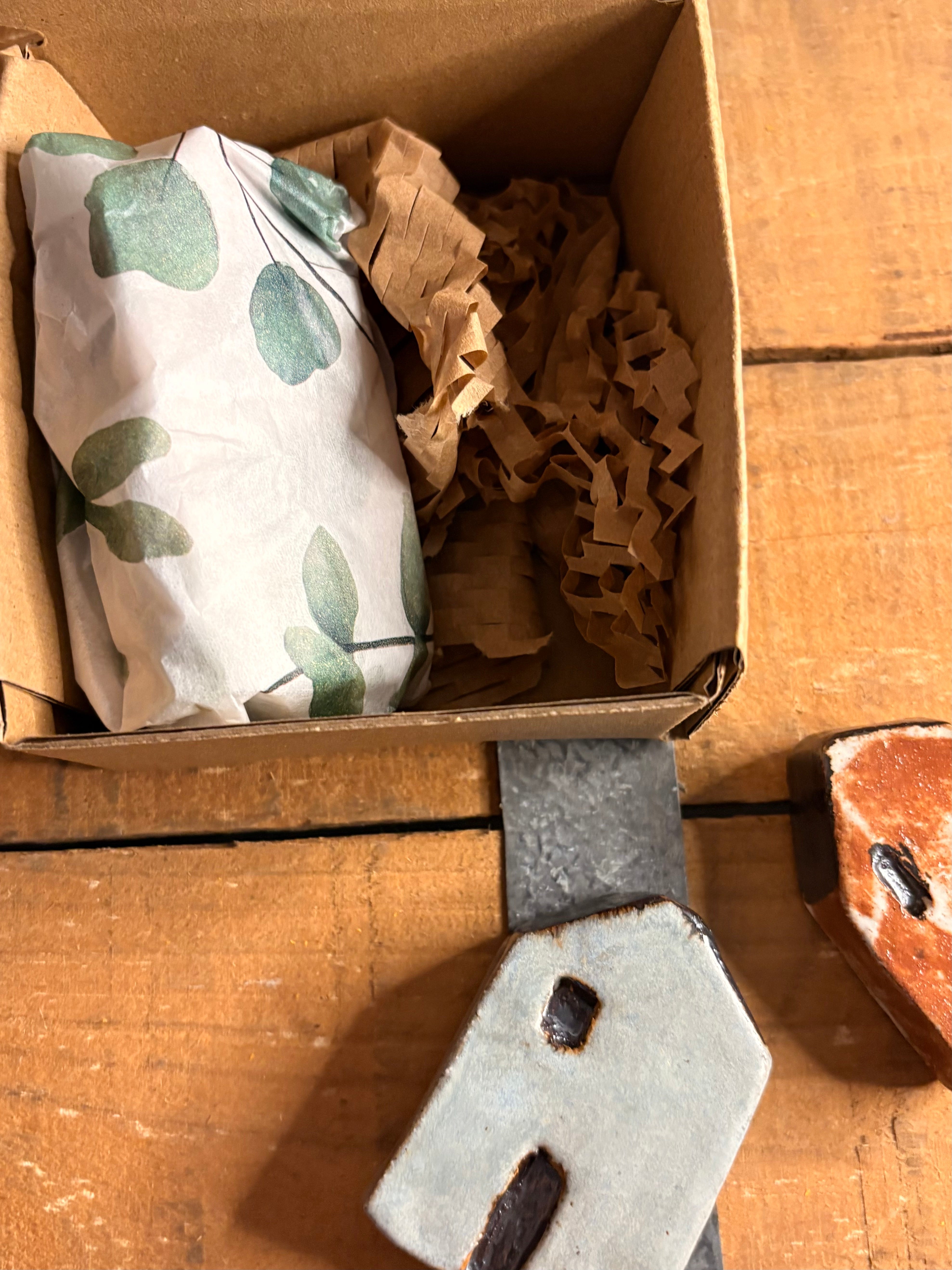 Mini Houses | Set of 3 | Rustic Village | Set #4 | Glazed Stoneware Clay