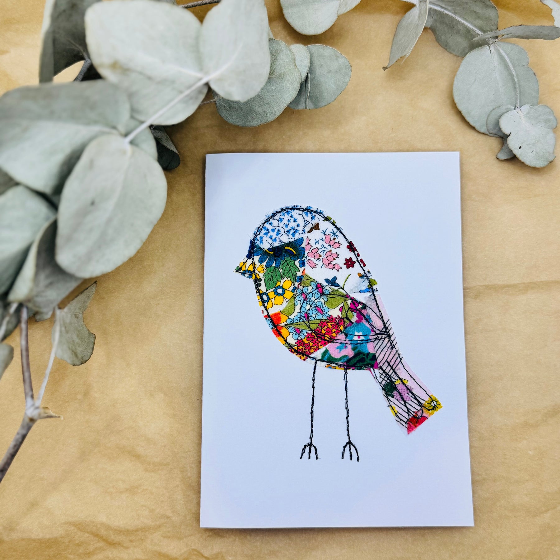 Upcycled handmade animal cards