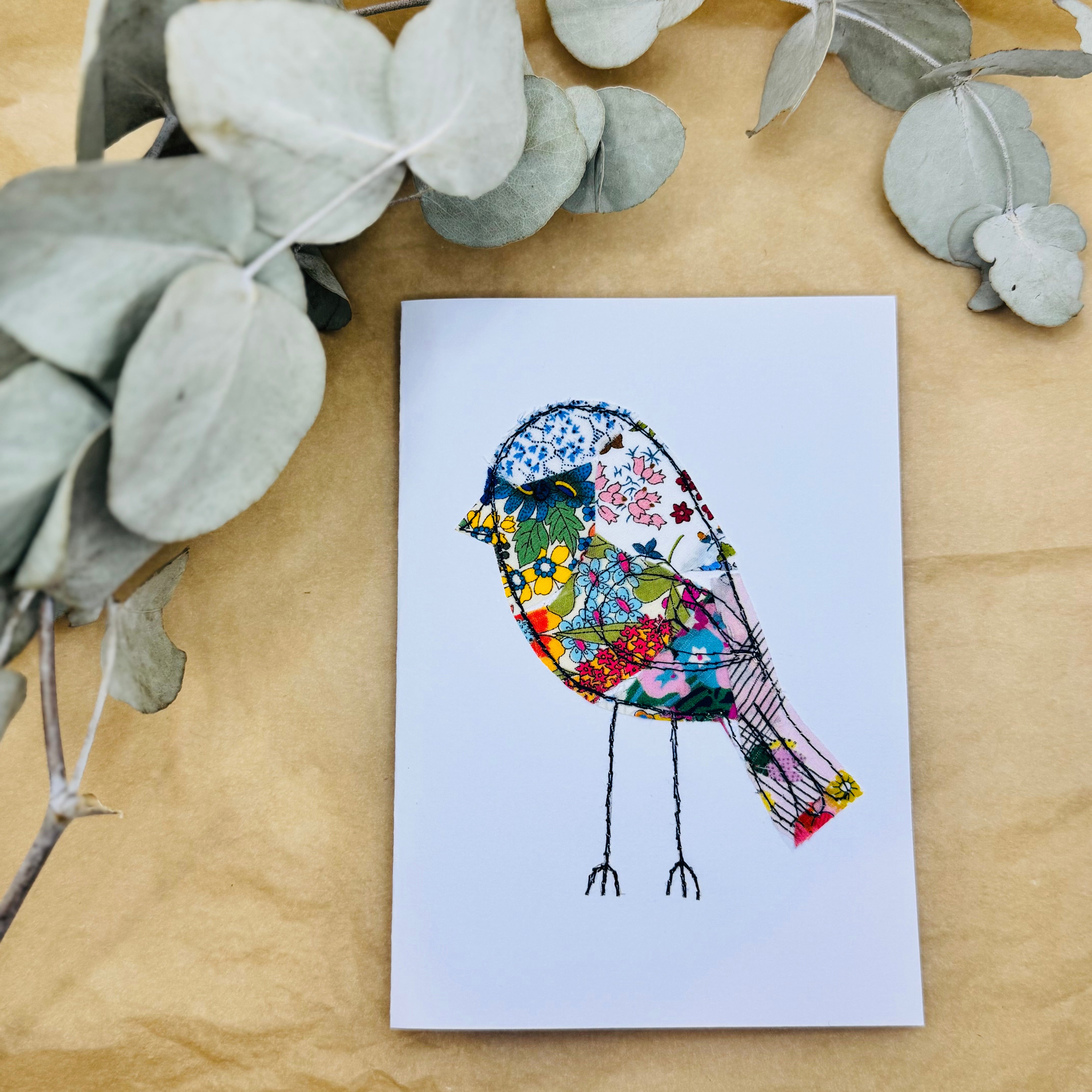 Upcycled handmade animal cards