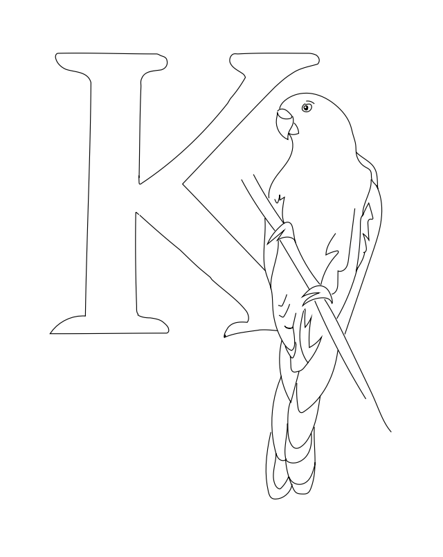 A to Z colouring book PDF