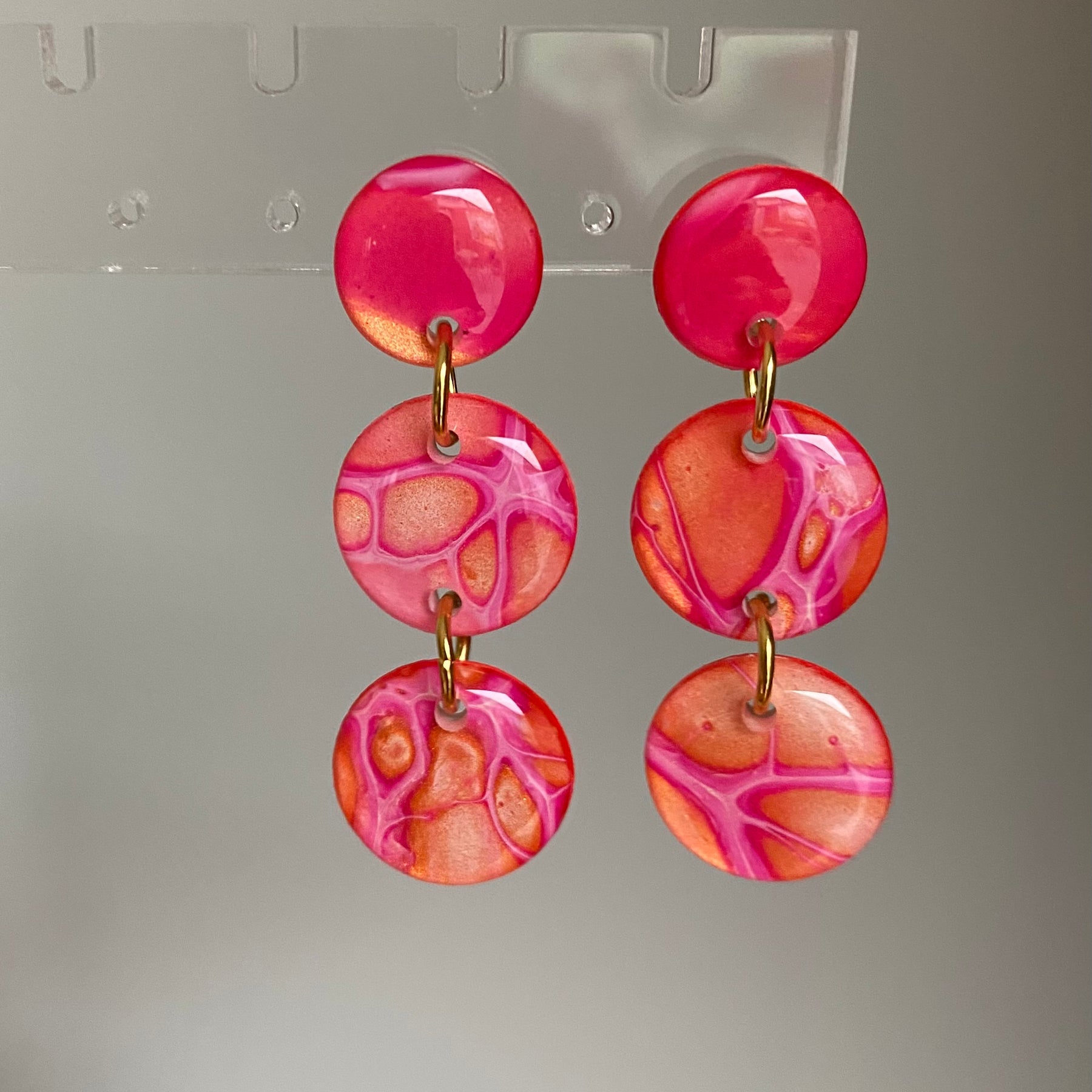 Pretty Artisan Stud Dangle Earrings