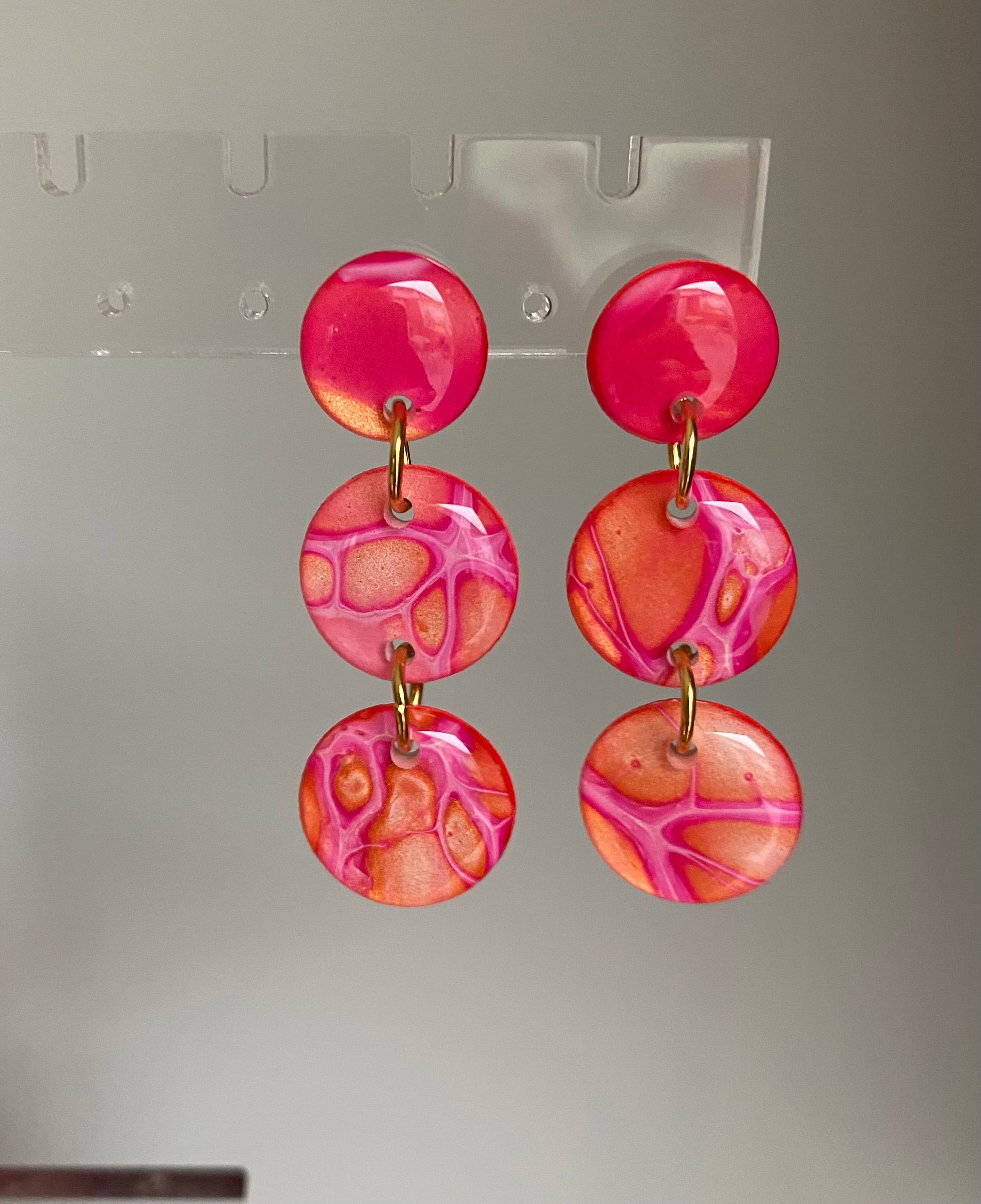 Pretty Artisan Stud Dangle Earrings