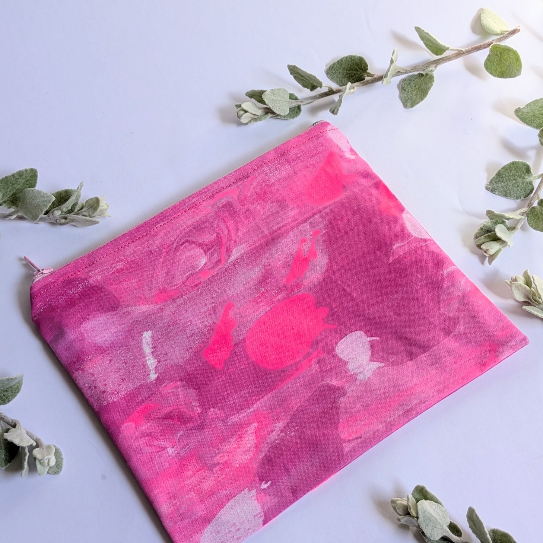 Hand Printed Fabric Pouches