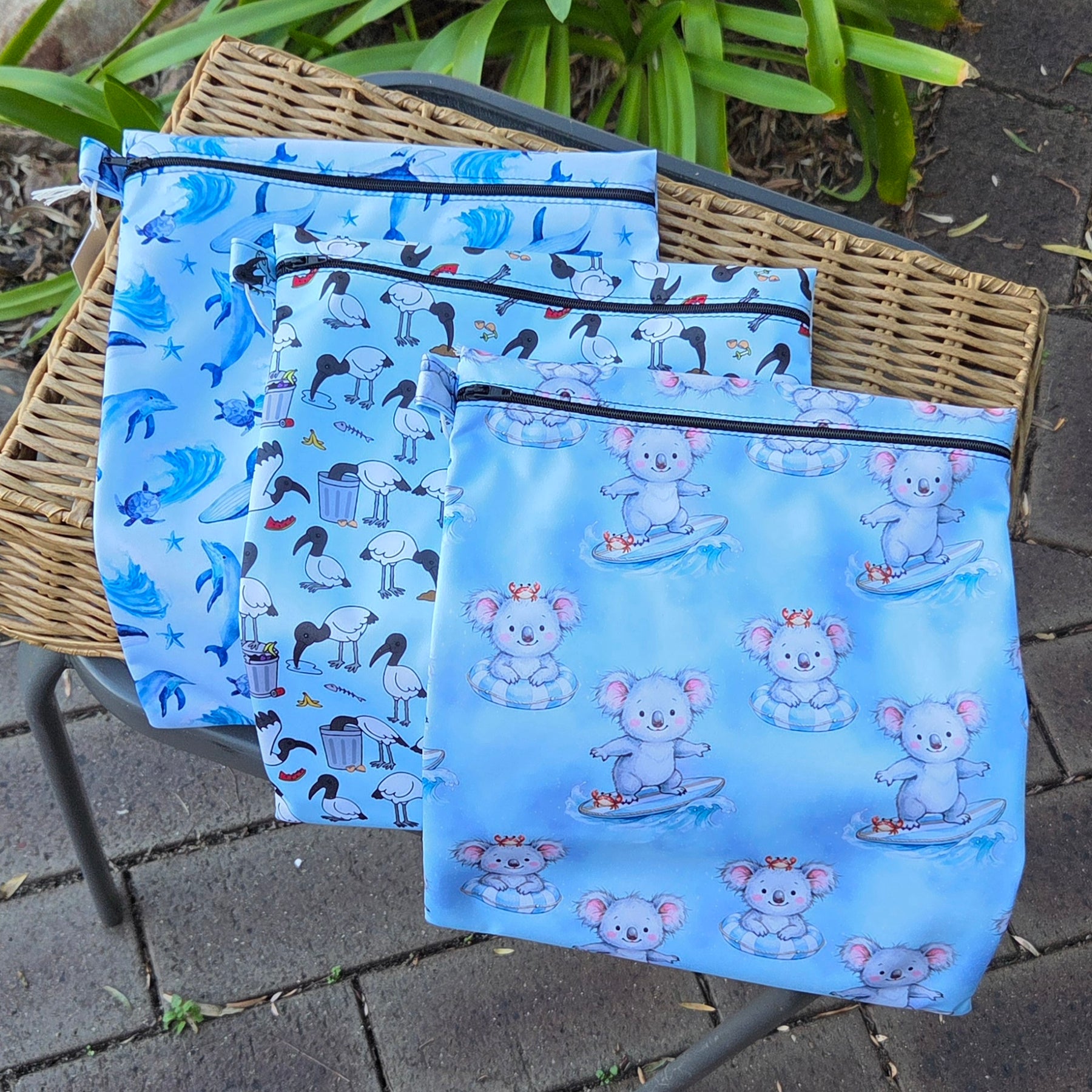 LARGE Wet Bags, Various designs to choose from