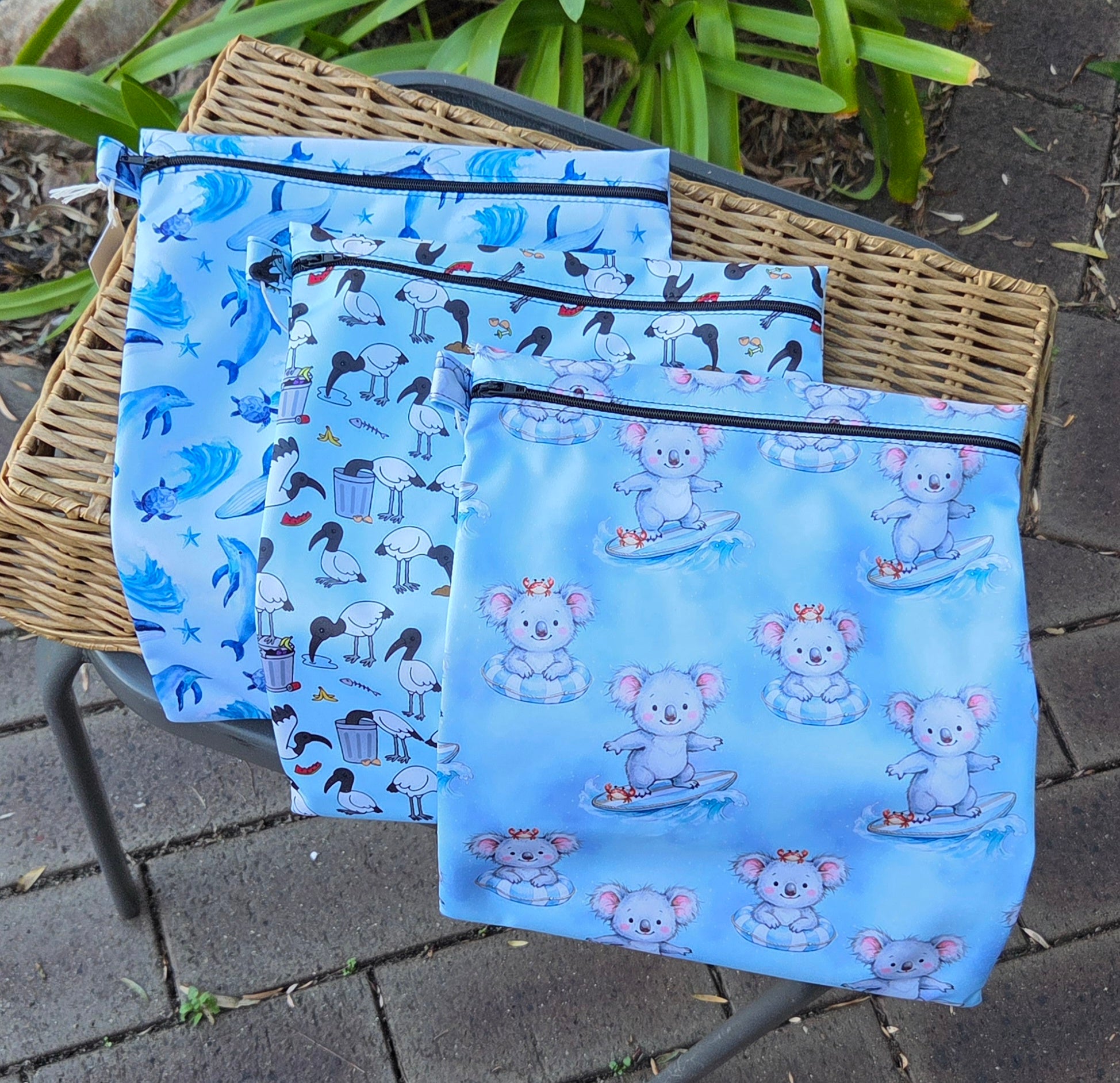 LARGE Wet Bags, Various designs to choose from