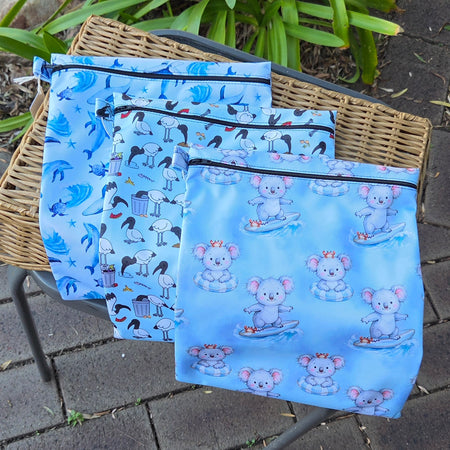 LARGE Wet Bags, Various designs to choose from