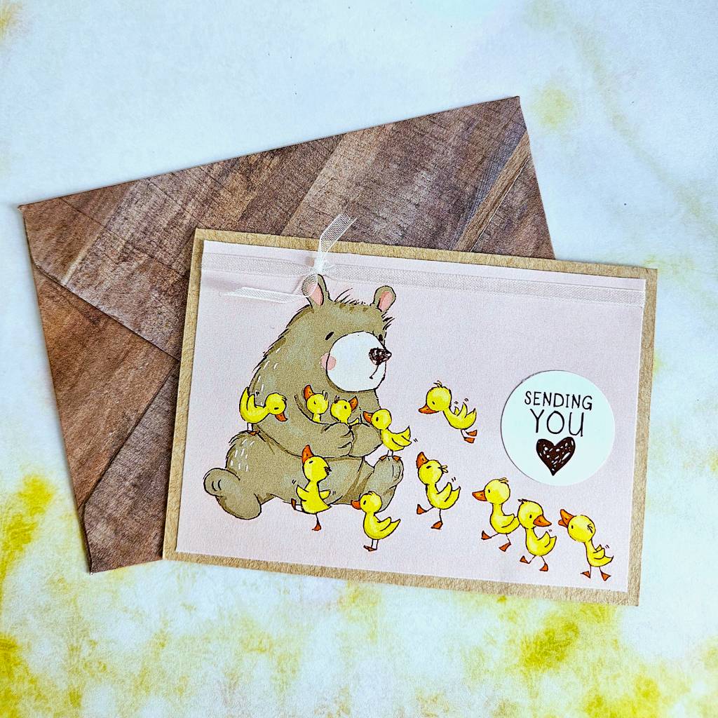 "Cutesy minis, gift cards", greeting card set (4)