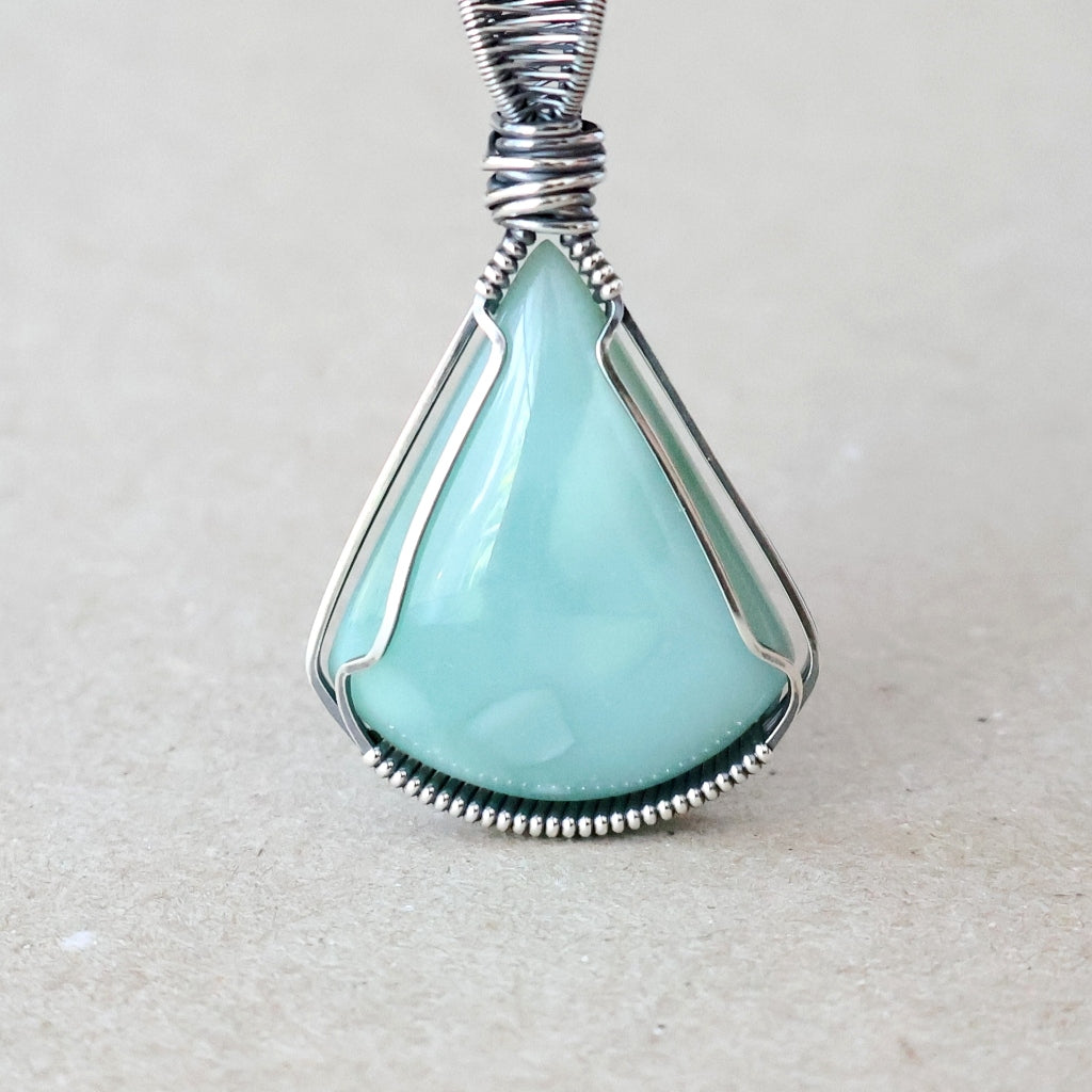 Handcrafted Mtorolite Pendant - Talisman of Calm