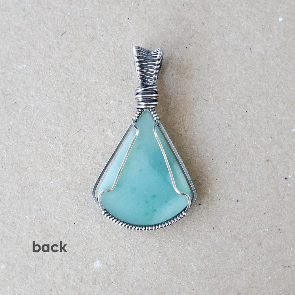 Handcrafted Mtorolite Pendant - Talisman of Calm