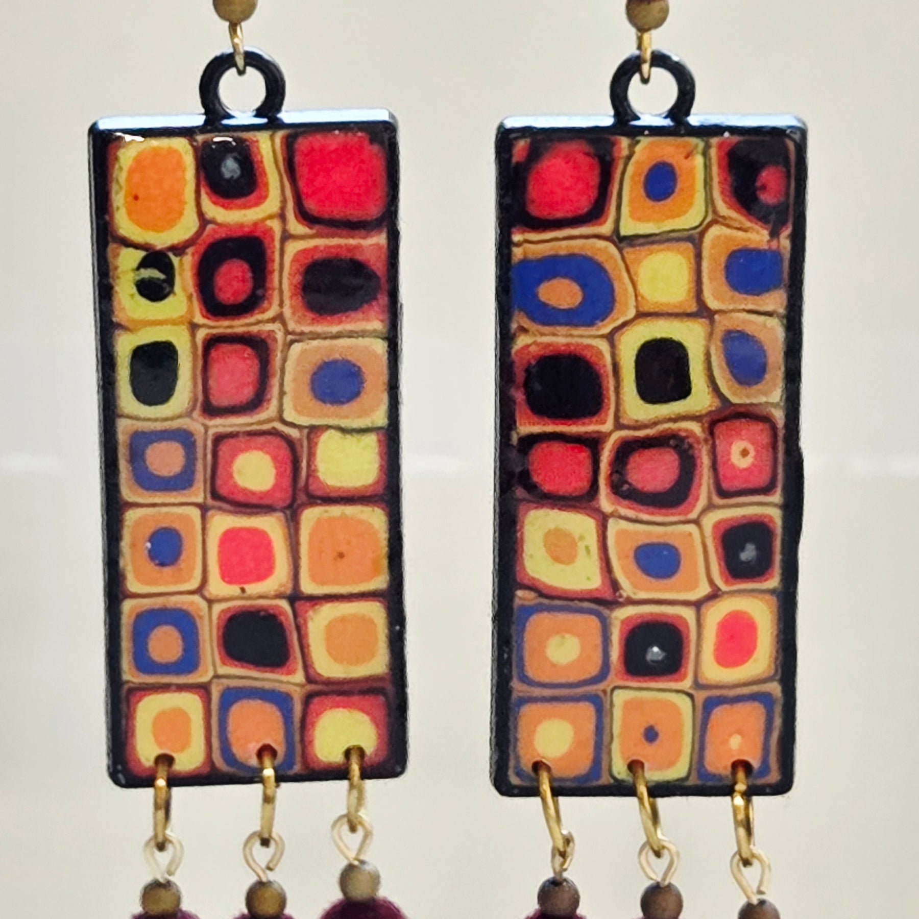 Cane Mosaic Earrings