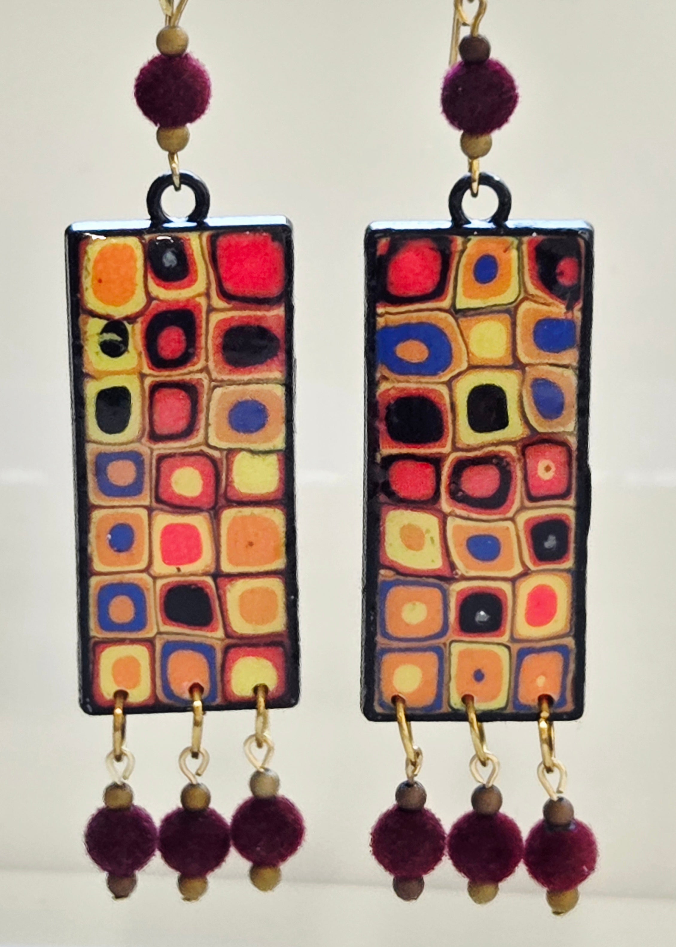 Cane Mosaic Earrings