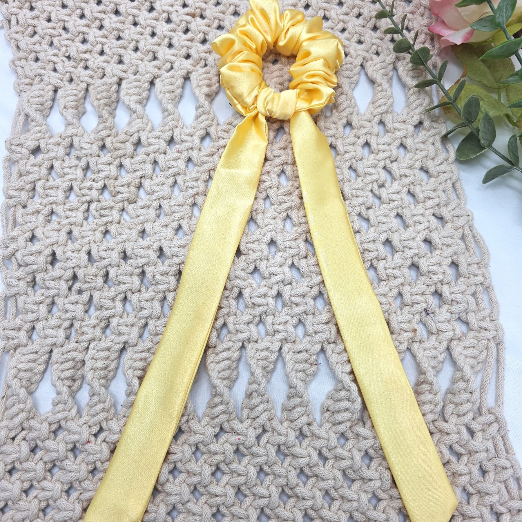 Satin Scrunchie Bow