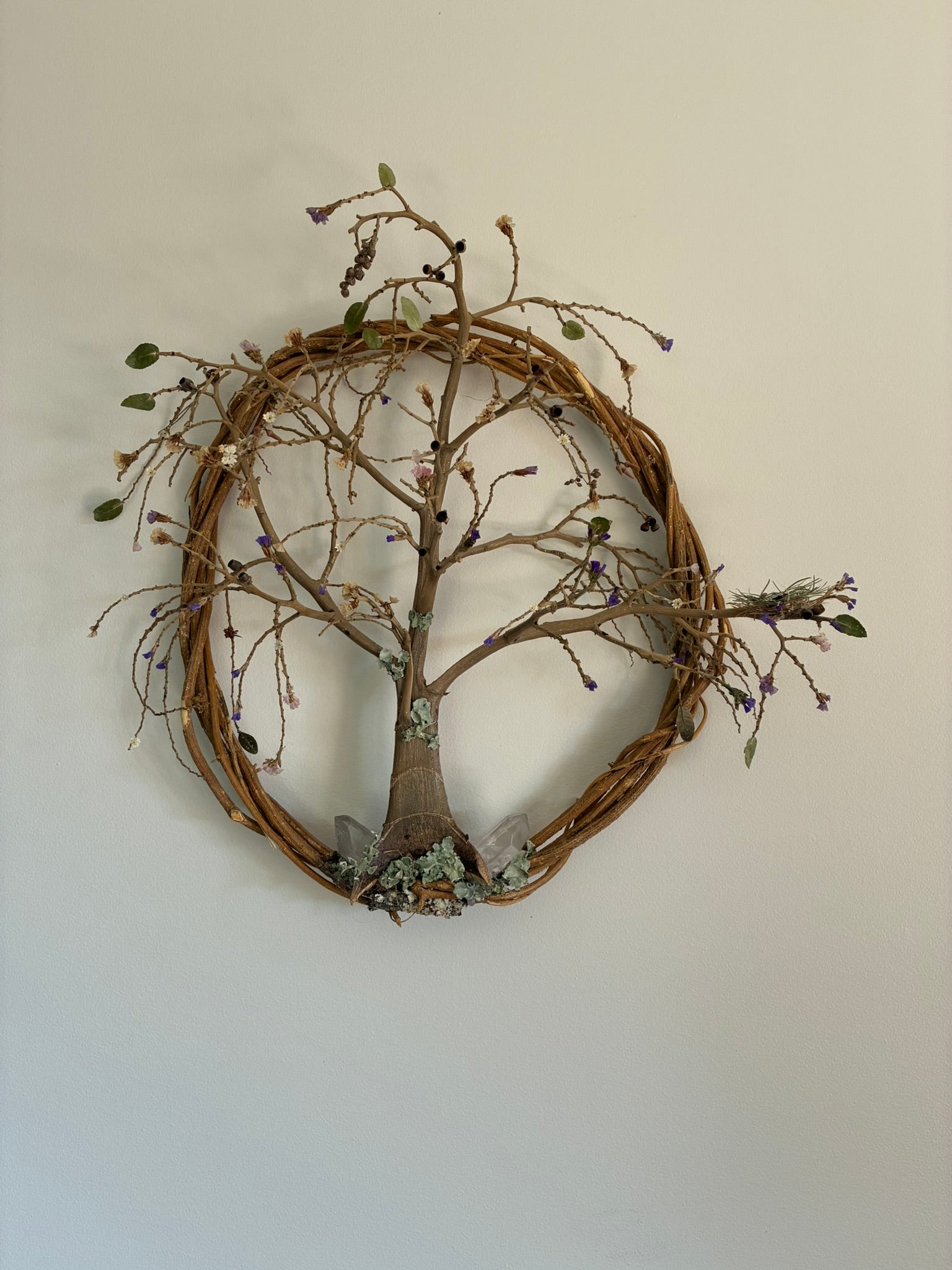 Wreath ~ Tree of Life Wreath with tiny nest (Measures 53cm x 50cm)