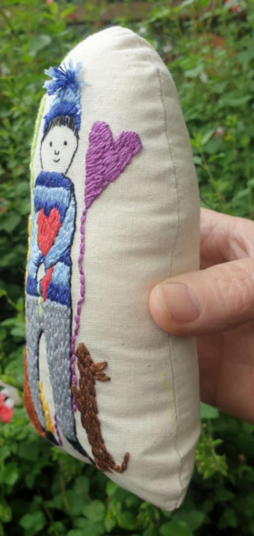 Collections textile little person character Jamie