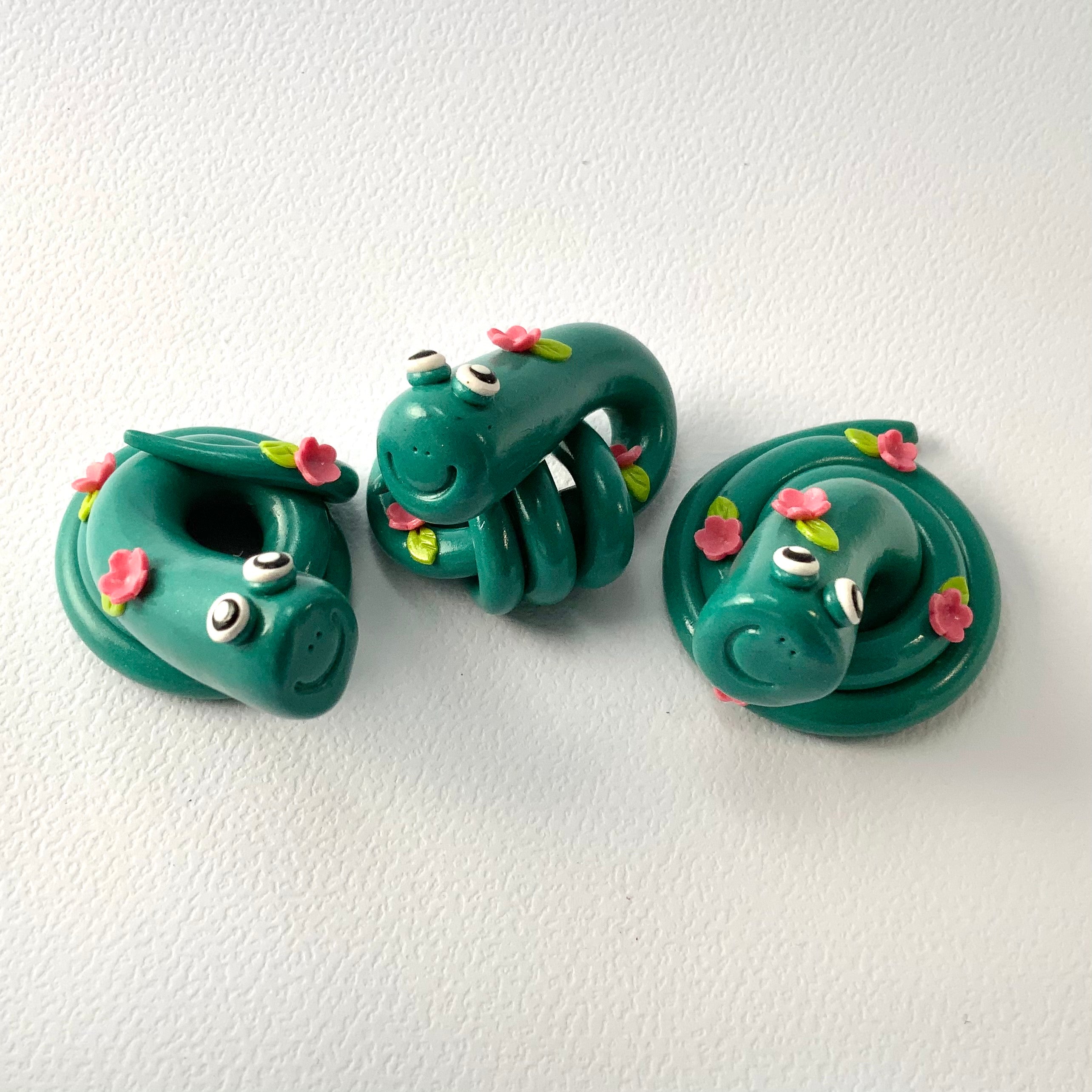 The Slither Squad | Whimsical Handmade Snake Trio Decor
