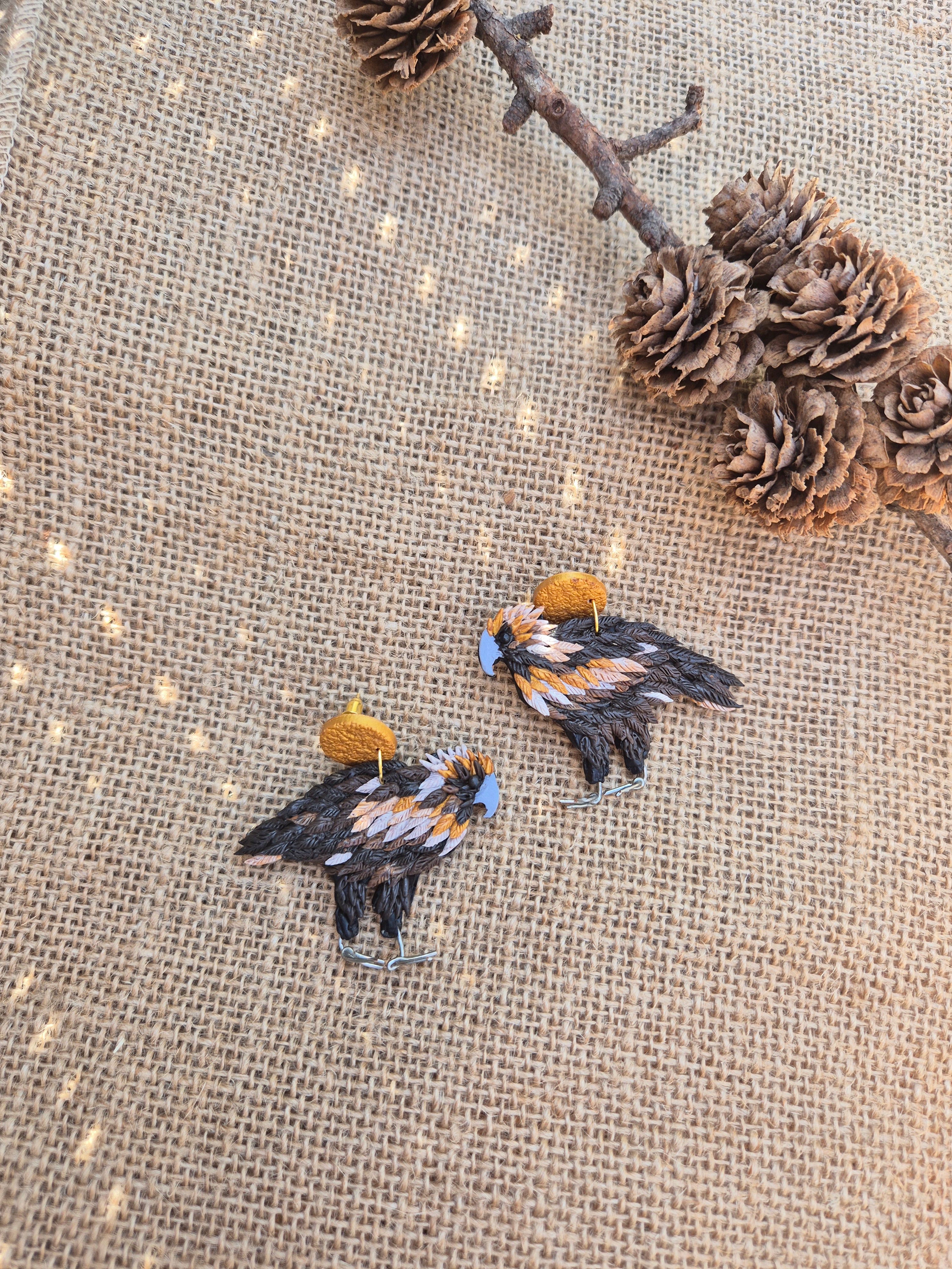 Wedge Tail Eagle Earrings