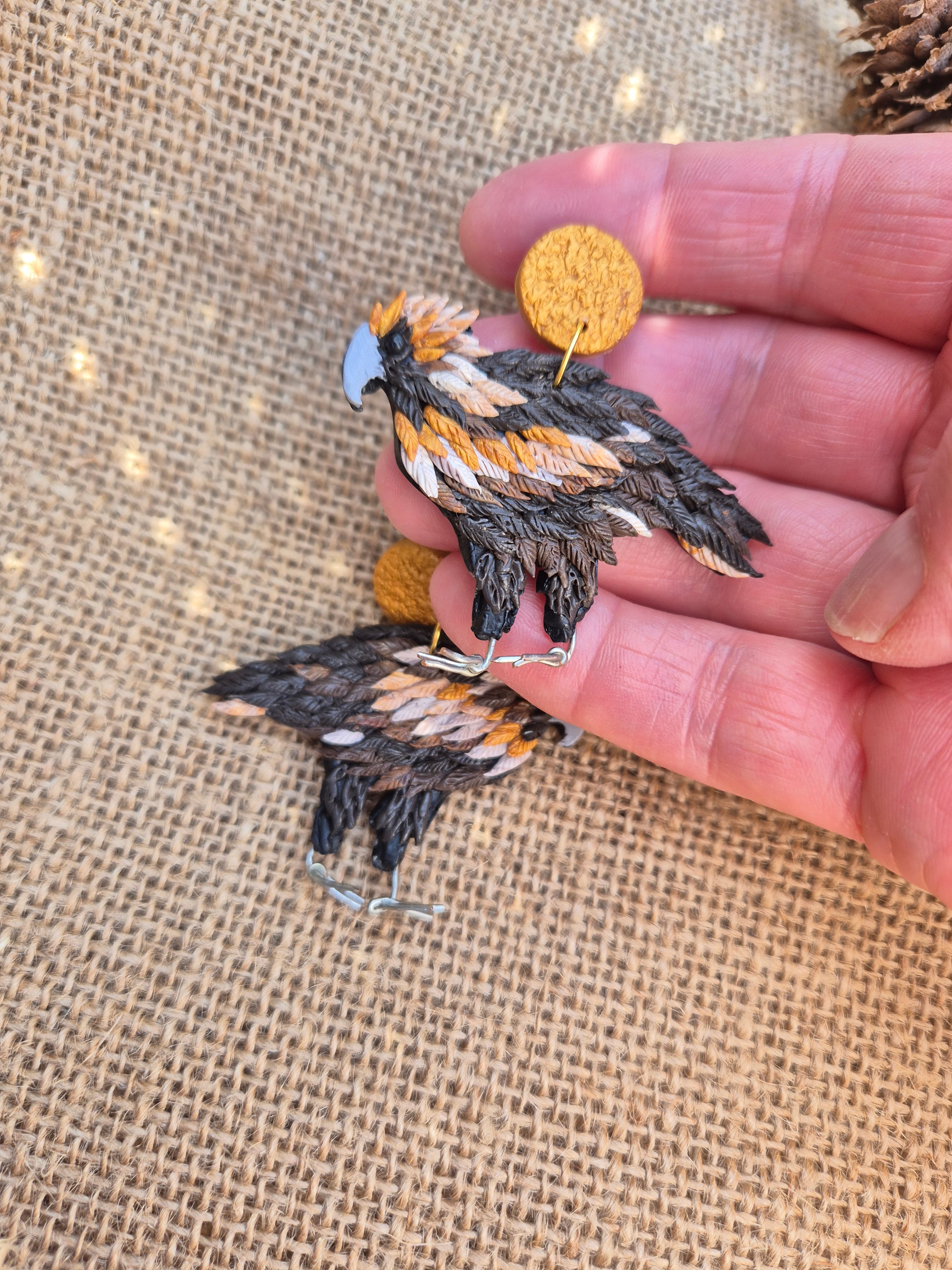 Wedge Tail Eagle Earrings