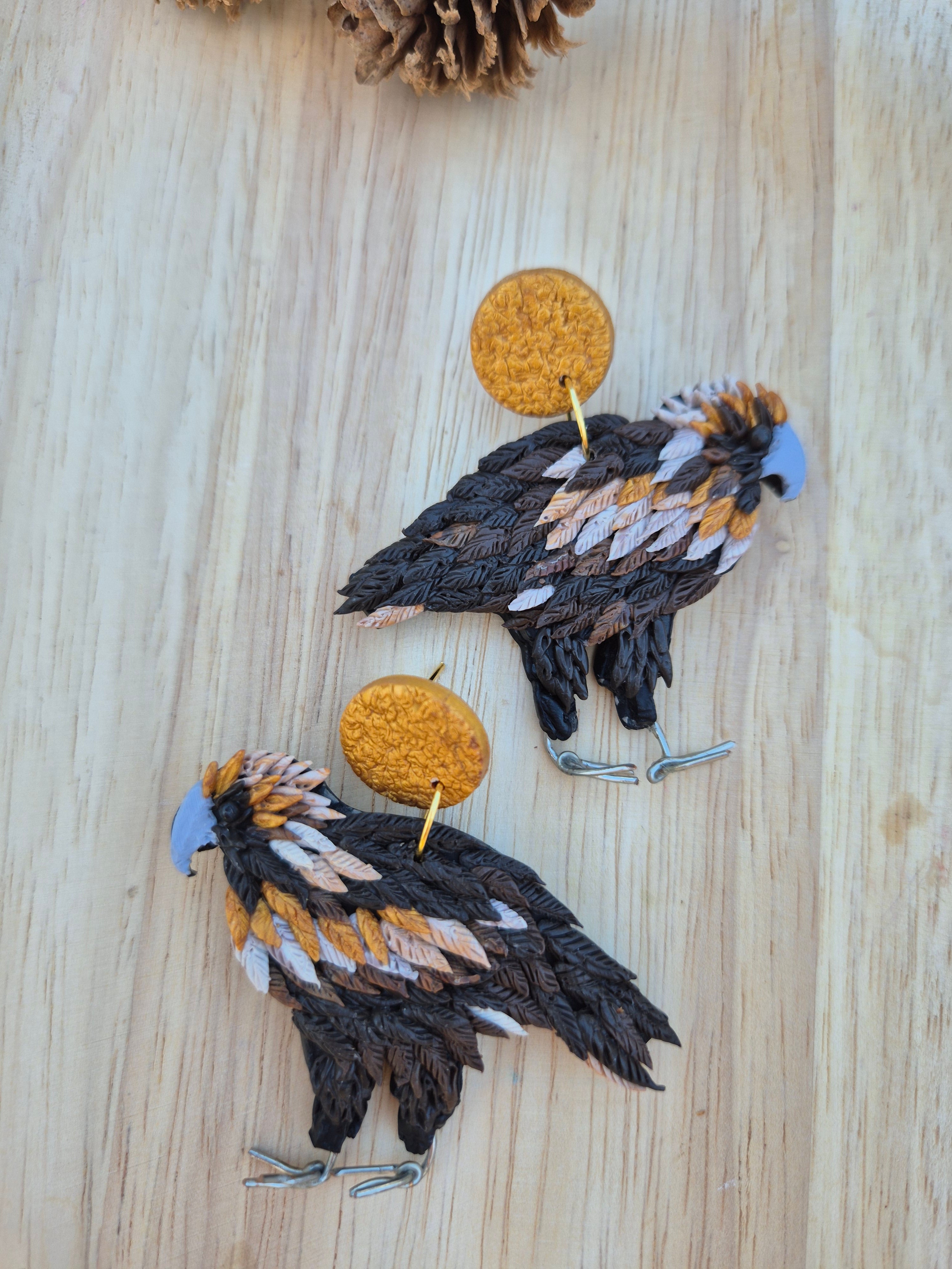 Wedge Tail Eagle Earrings