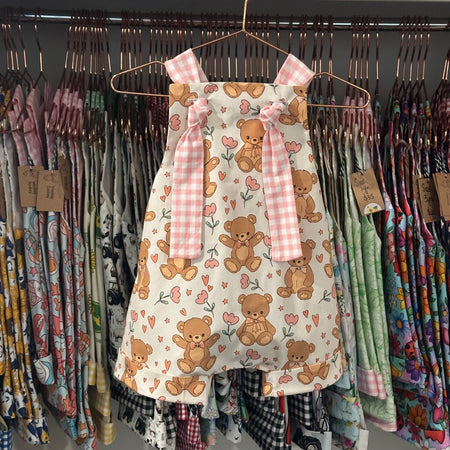 Teddy Bear Handmade Overalls | Adventure Collection
