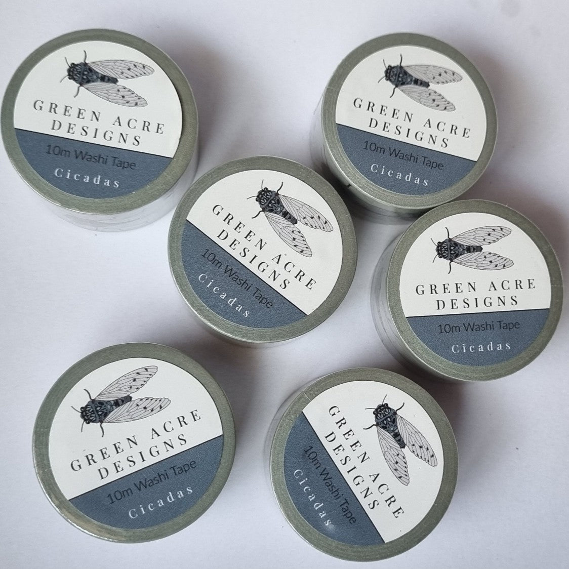 Cicada Insect Bug Beetle Washi Tape