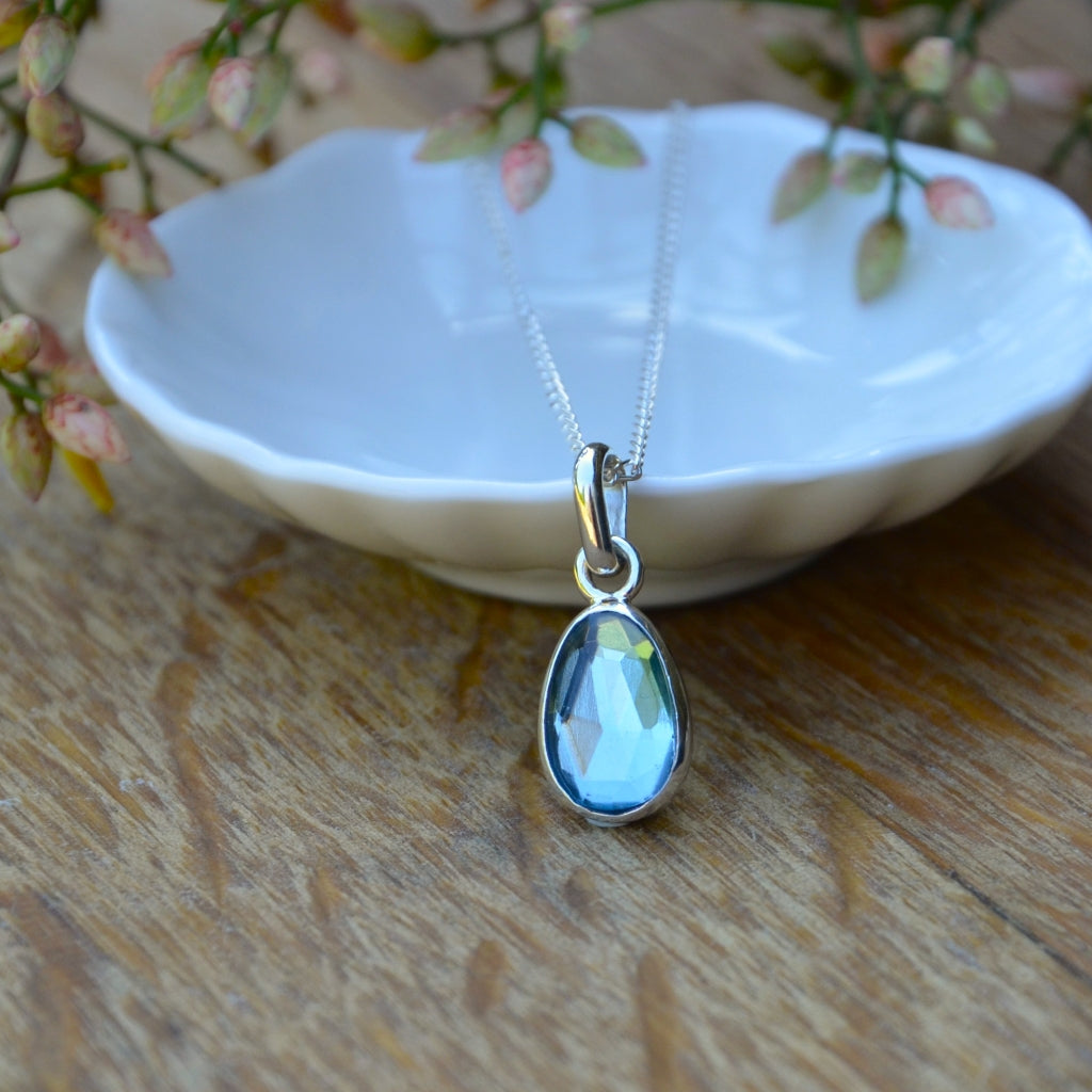 Custom for Laura - Topaz Pendant