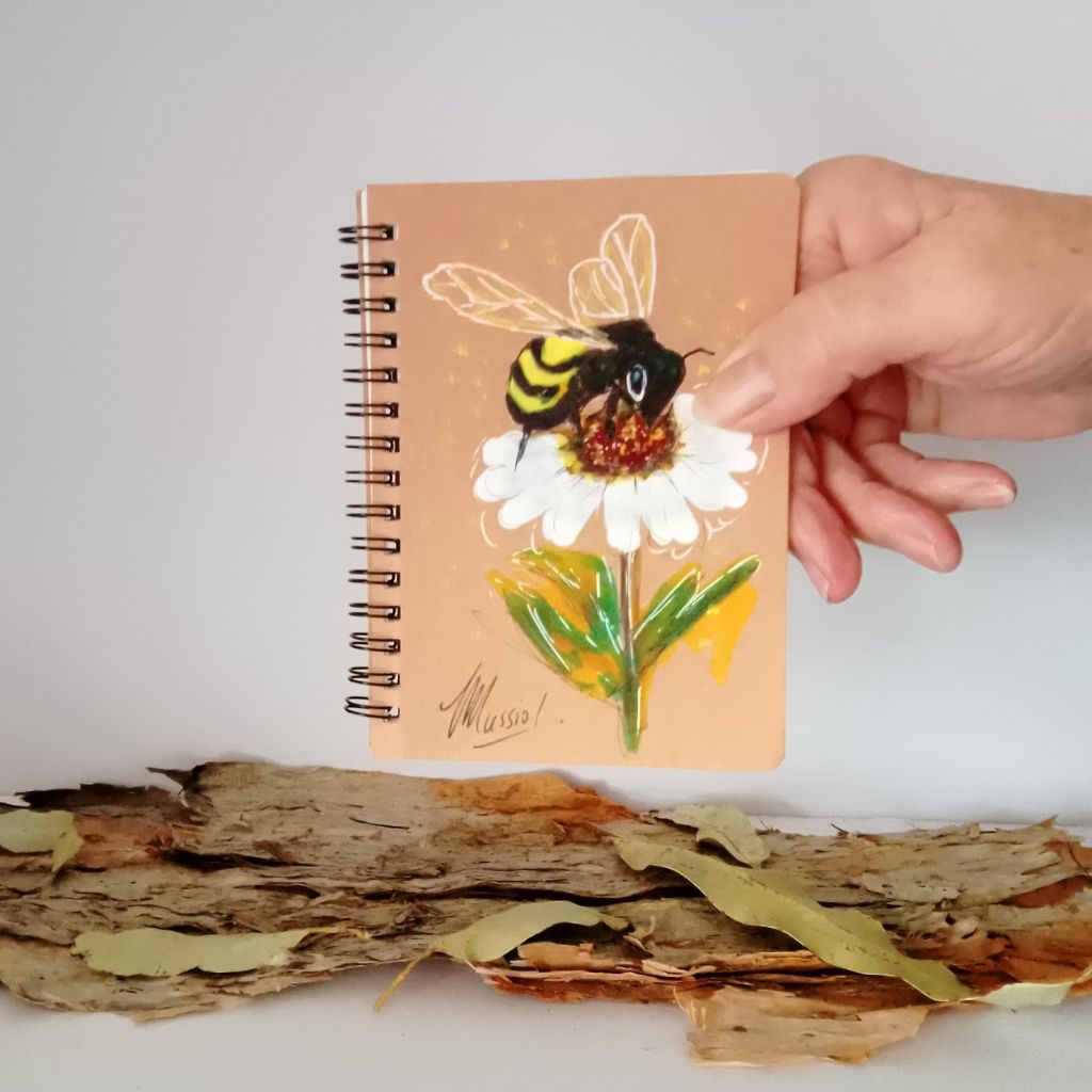 Handpainted Bee Series Notebooks and Cards