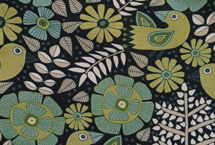 Peg Bag - Green Bird Design