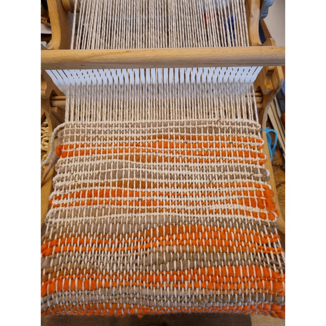 'The Outback' handwoven wool scarf