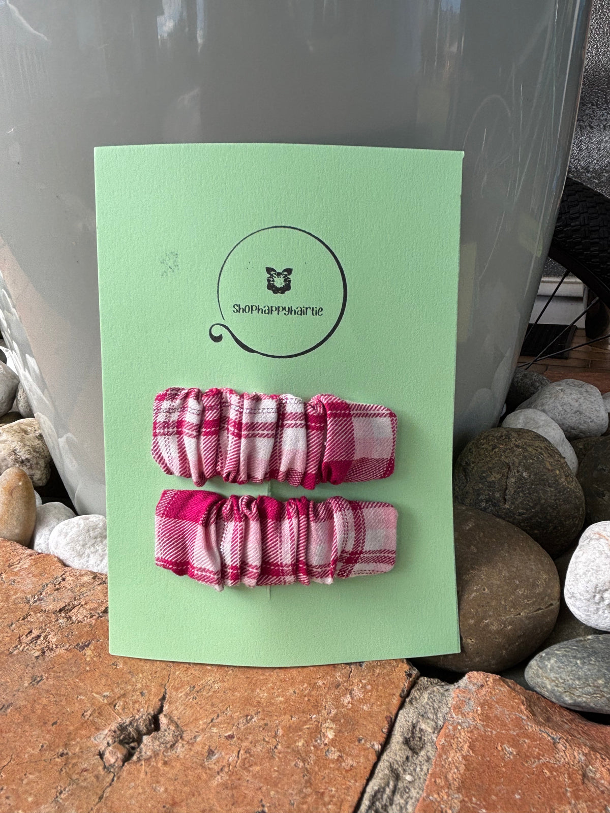 Handmade Ruffle Hair Clips