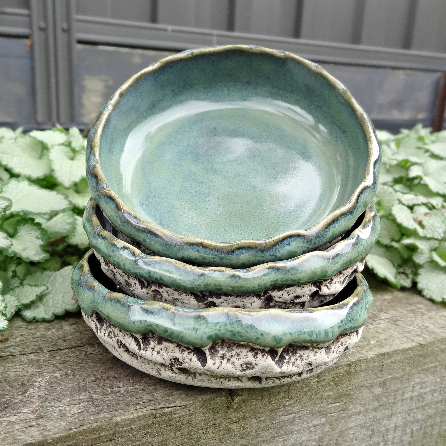 Handmade Ceramic Dipping Bowl Set of 3 – Rustic Sauce Dishes – Condiment, Tapas Bowls
