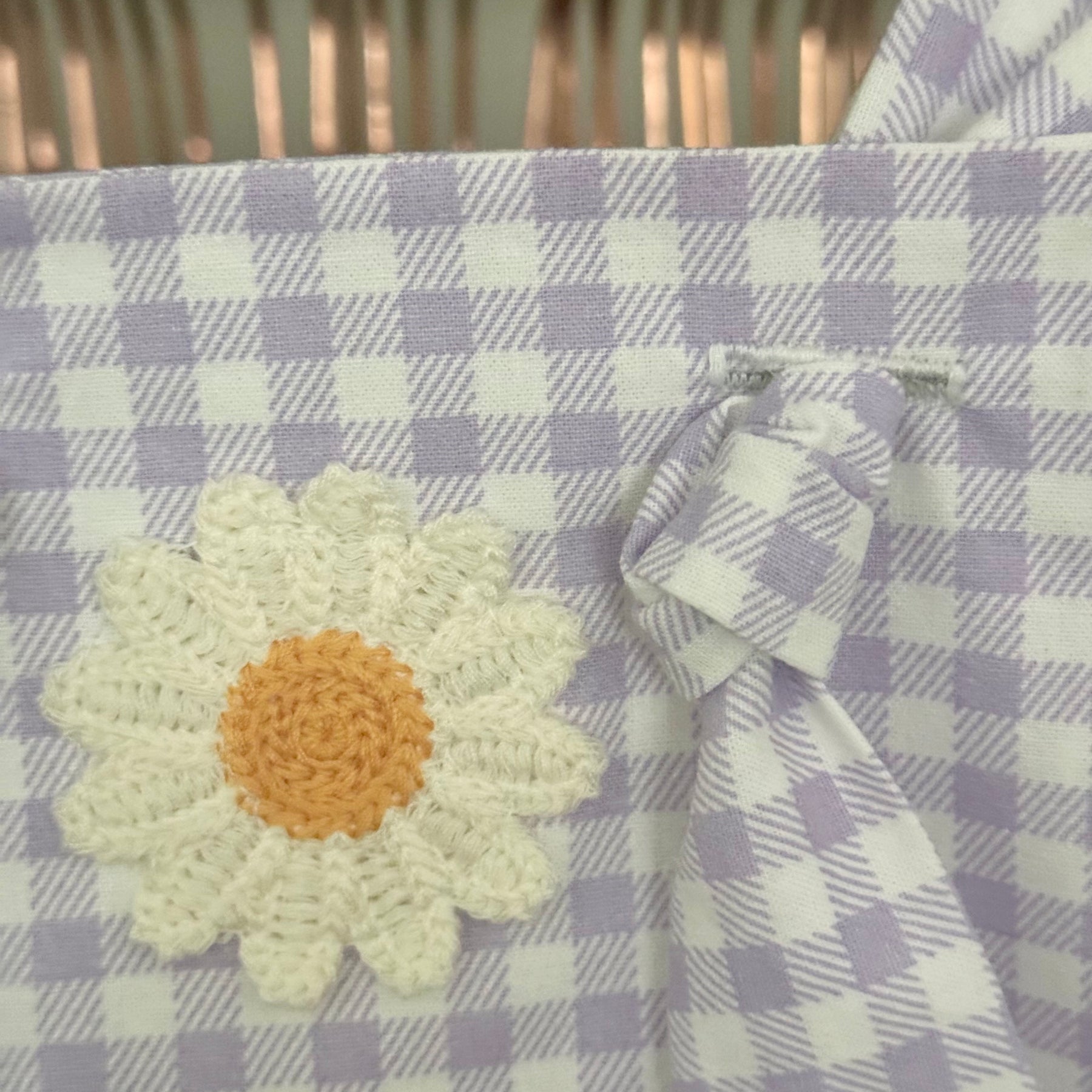 Lilac Gingham Handmade Overalls| Gingham Collection