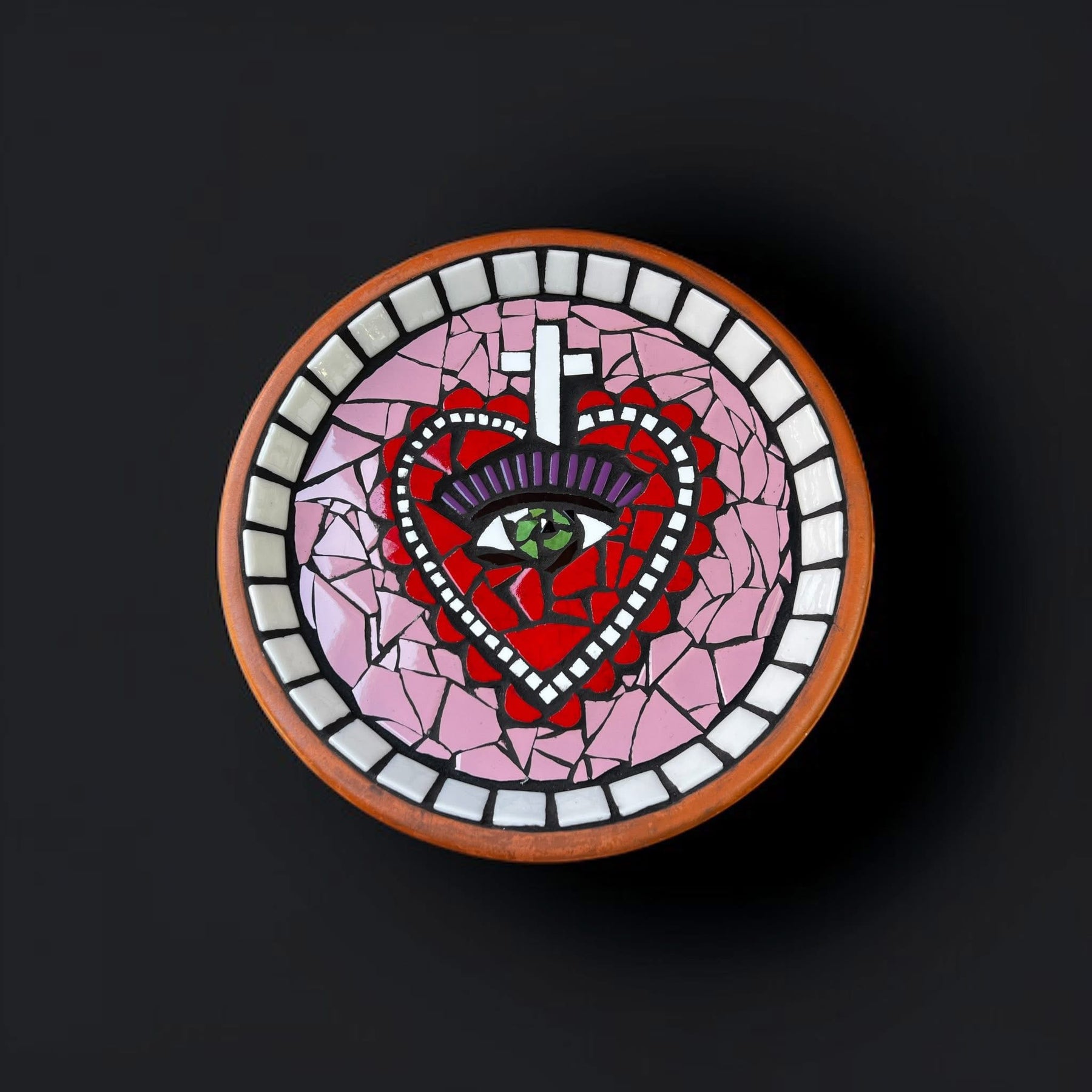 Mosaic Birdbath.
