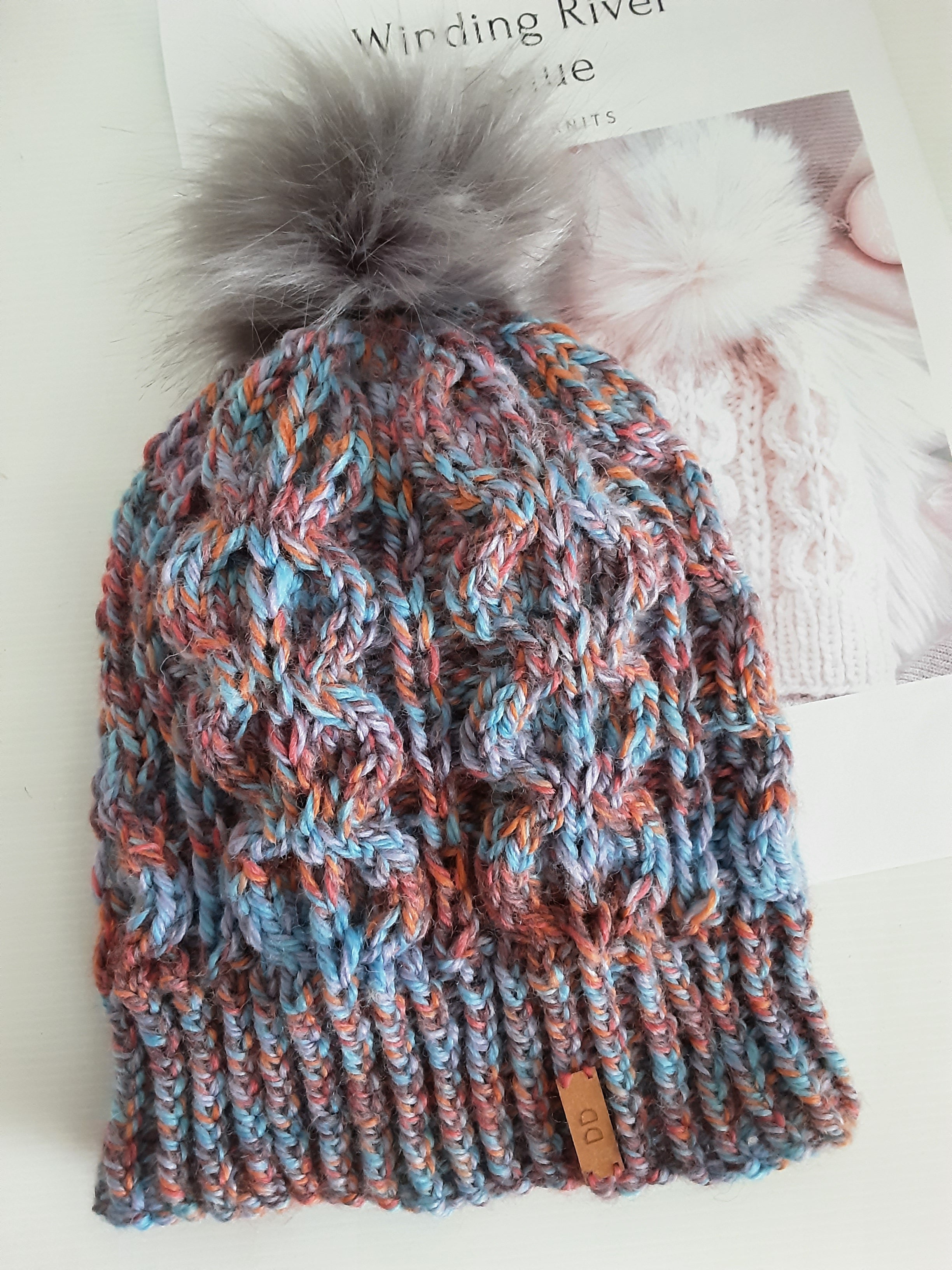 Handmade soft and warm winter beanie