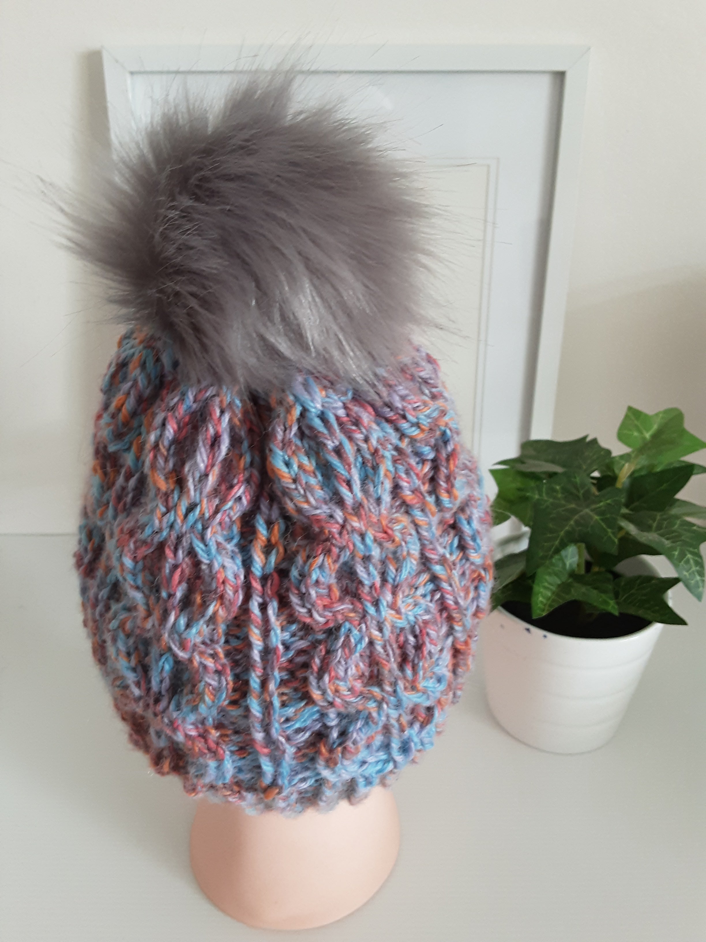 Handmade soft and warm winter beanie
