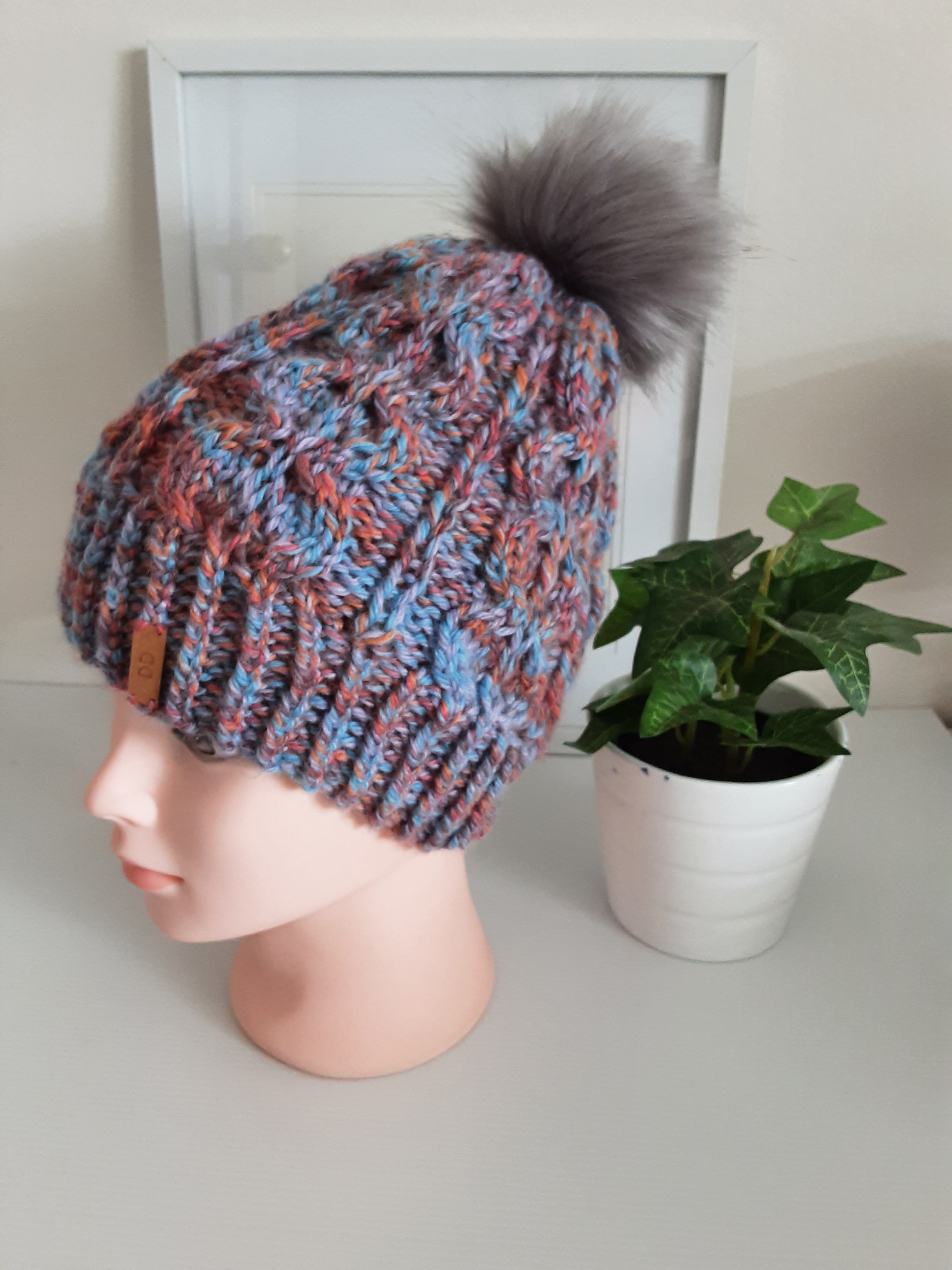 Handmade soft and warm winter beanie